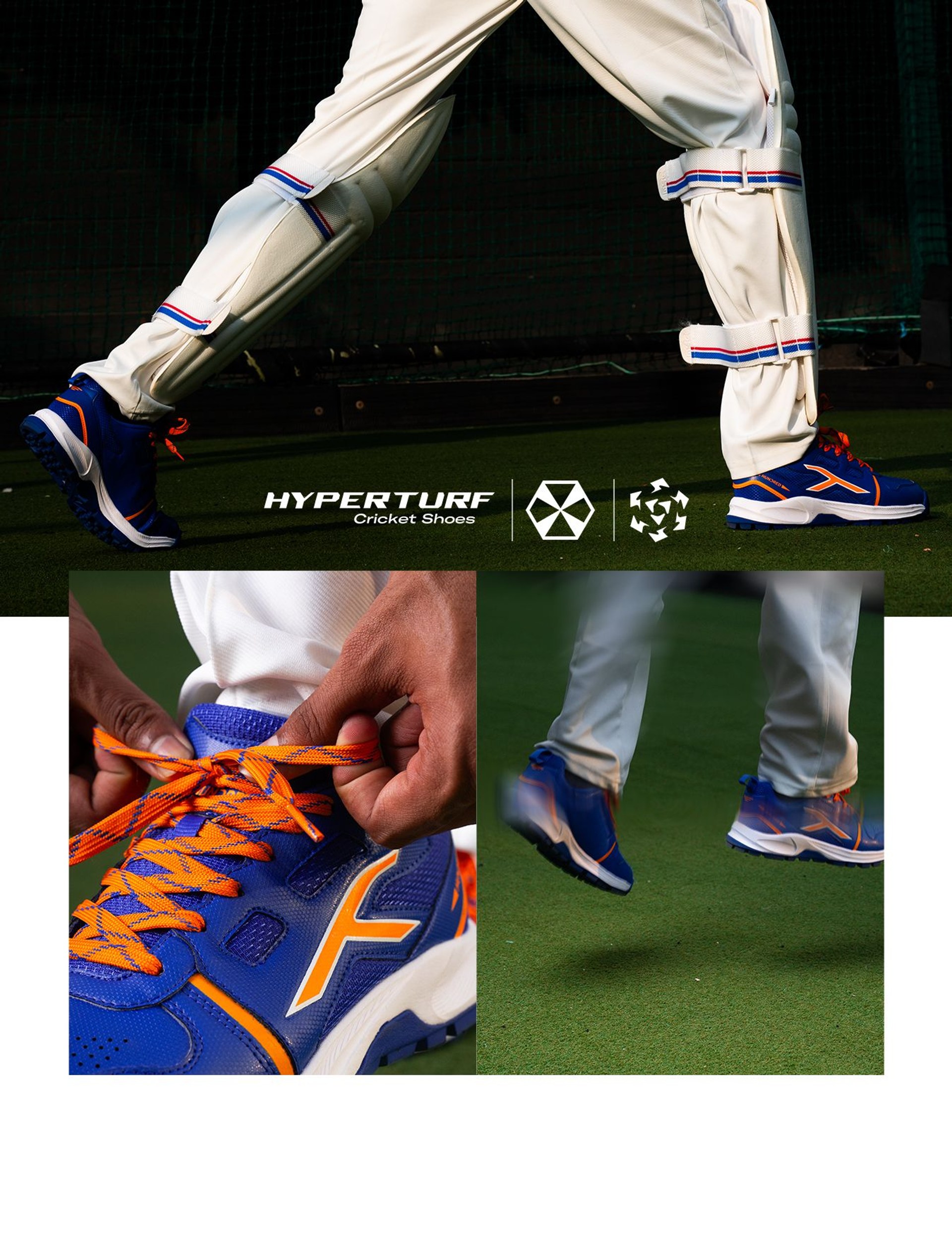 Hundred Hyper Turf Cricket Shoes