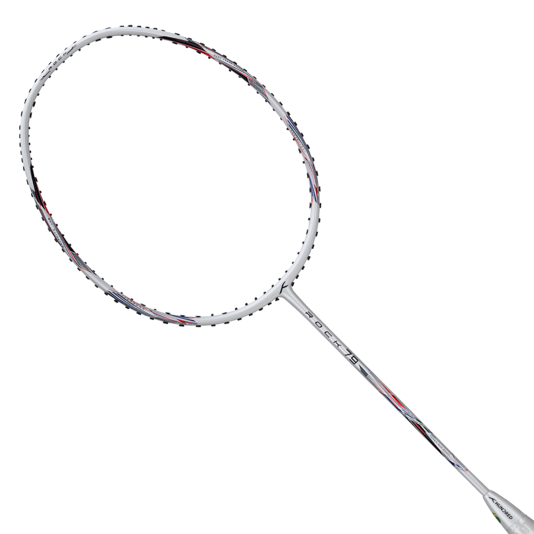 ROCK 79 (White) - Badminton Racket