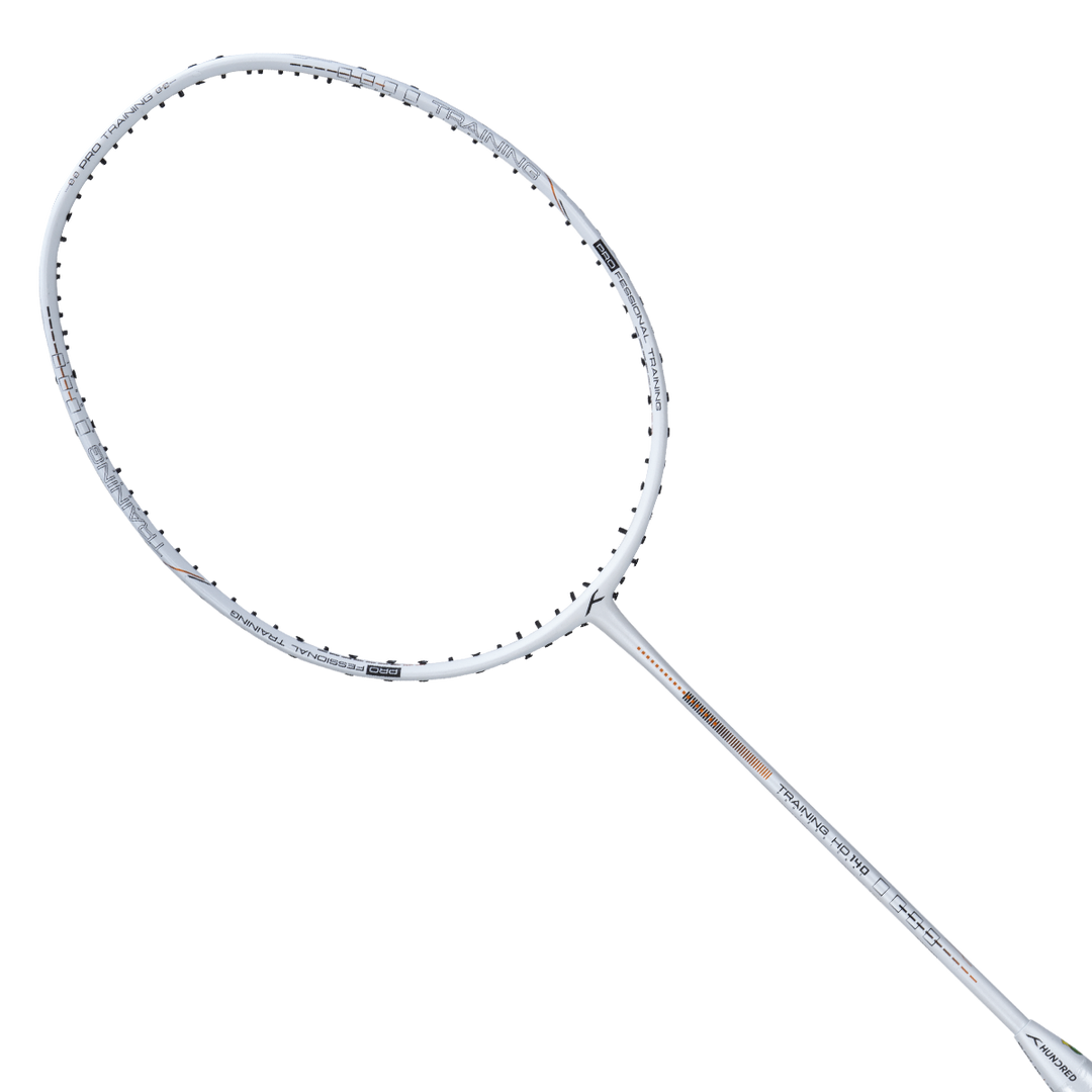 Hundred TRANING HD 140 Badminton Racket - WHITE (UNSTRUNG)