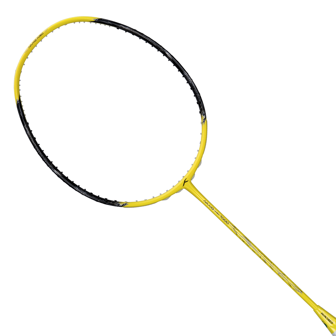 Hundred NANO NEO 7000 (5U) Badminton Racket - YELLOW/BLACK