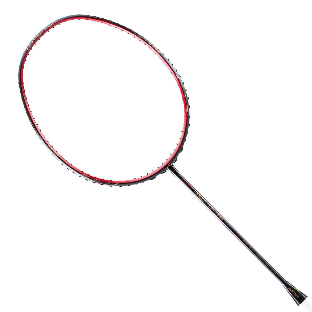 Hundred PREDATOR PRO Badminton Racket - BLACK/RED