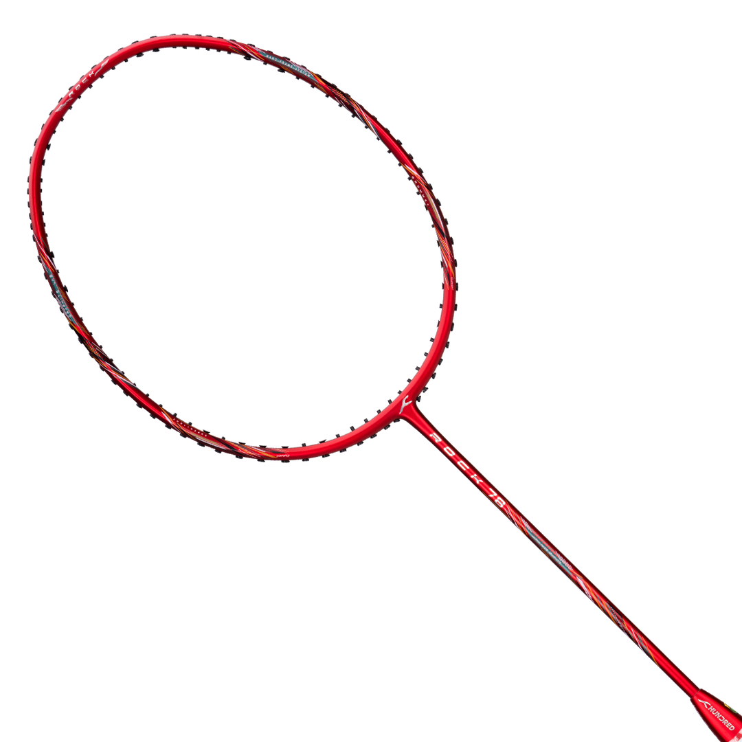 ROCK 78 (Dark Red) - Badminton racket