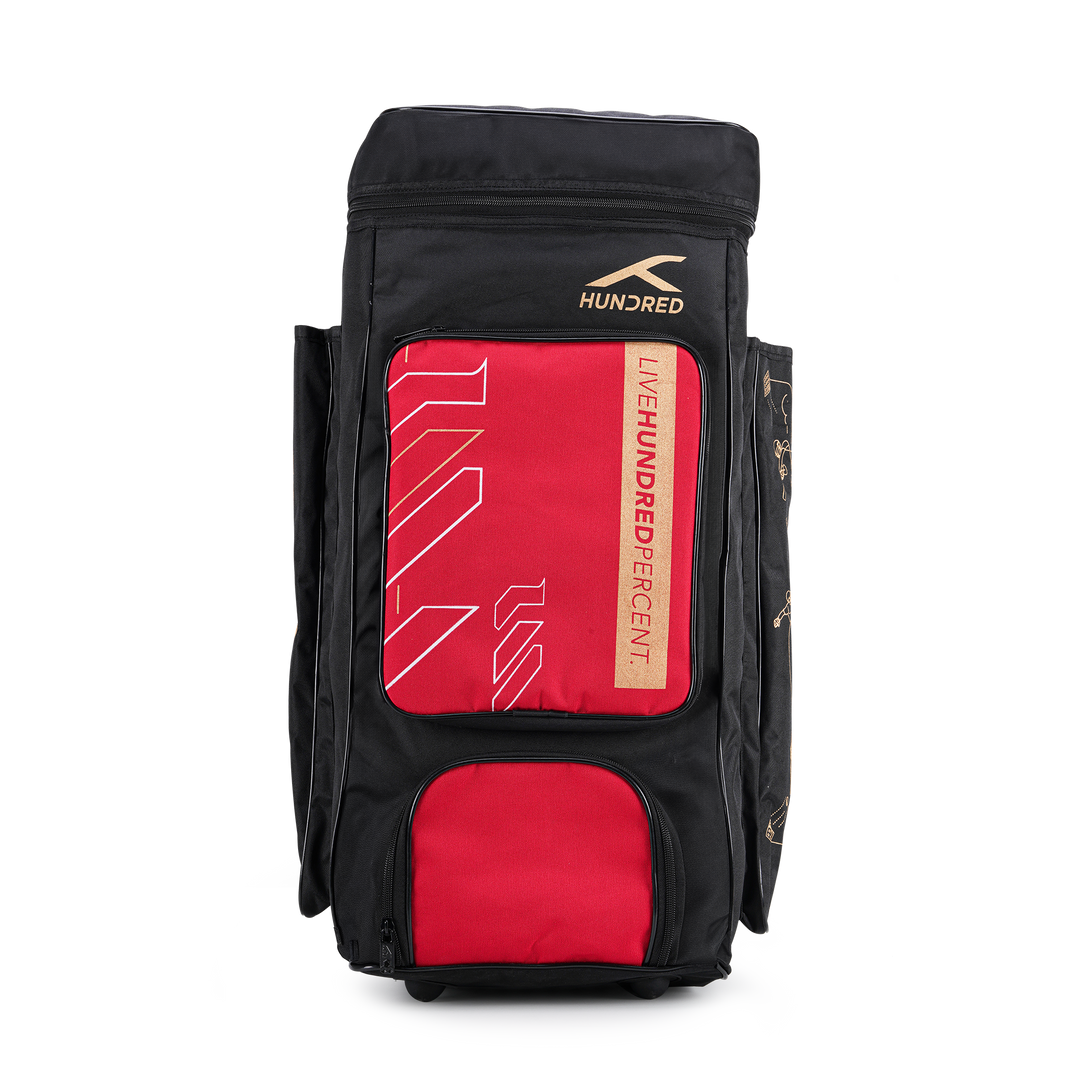 Aspire Cricket Kitbag (Black/Red)