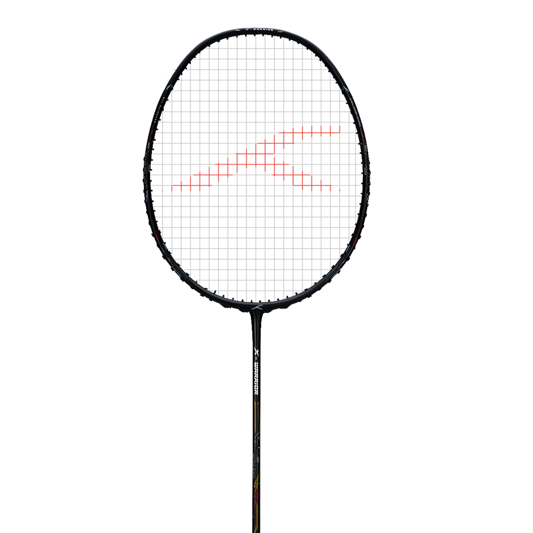 Hundred X-Warrior Strung Badminton Racket (Black)