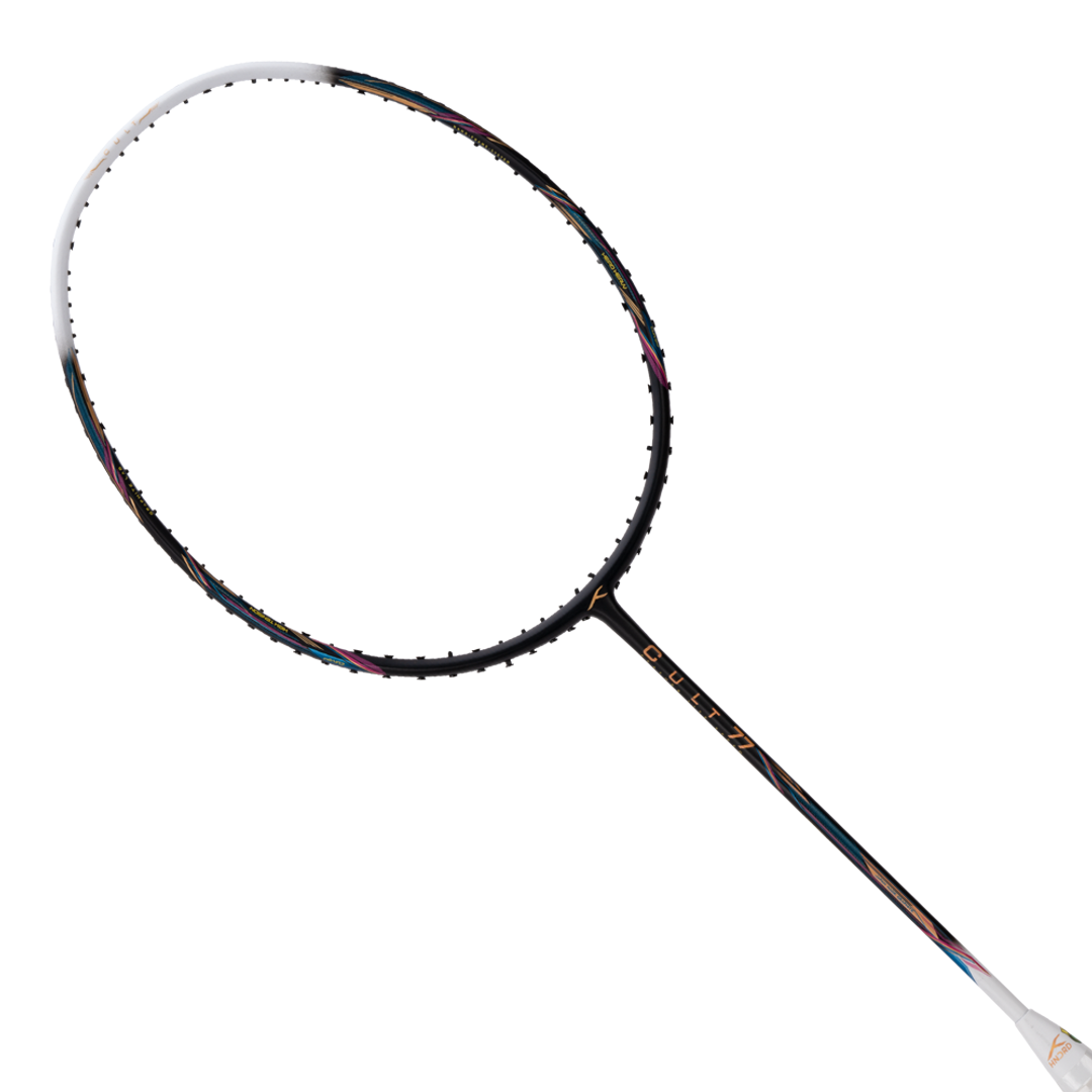 Cult 77 - White/Black - Badminton Racket