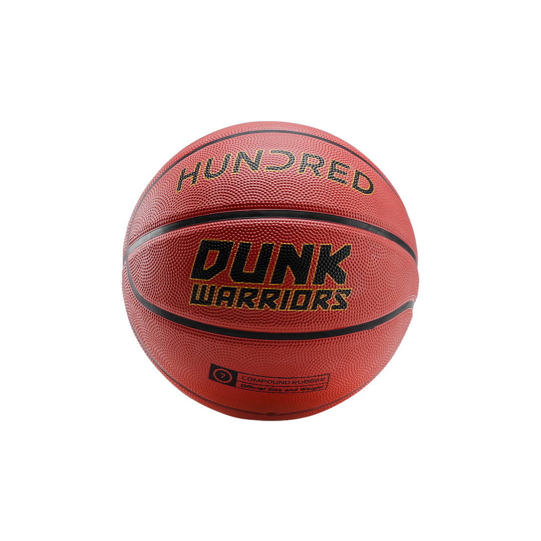 Hundred Dunk Warriors Basketball - Red (Availabe in Size 3 , 5 and 7)