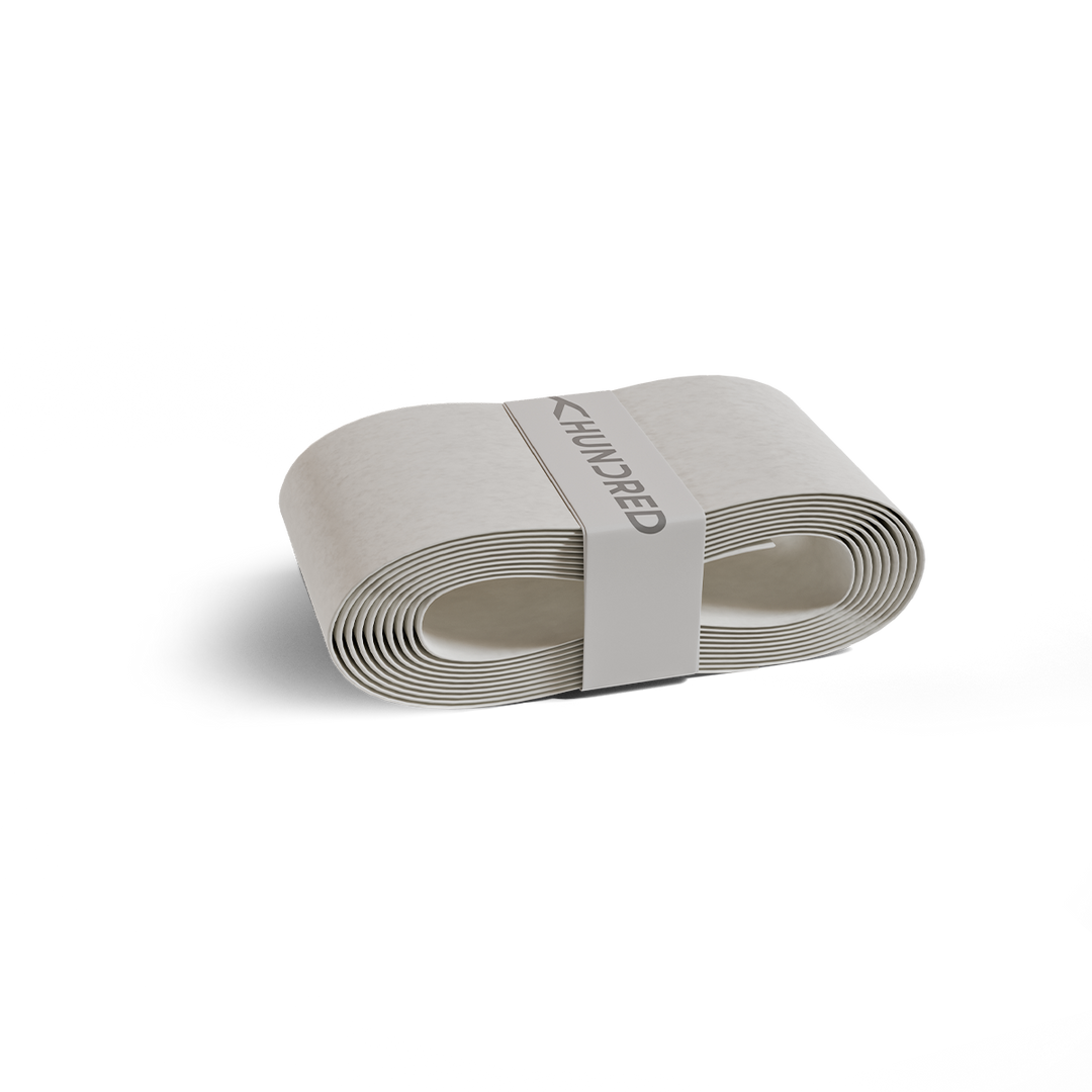 Hundred X-PRO TACKY (3 IN 1) Tennis Racket Grips - WHITE