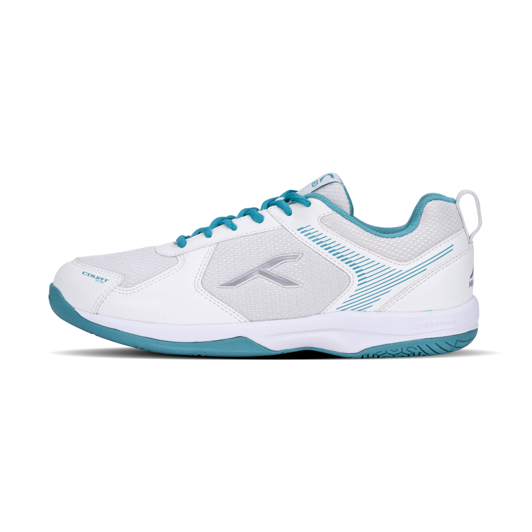 Court Star (White/LT Green) - Badminton Shoe - Right Foot
