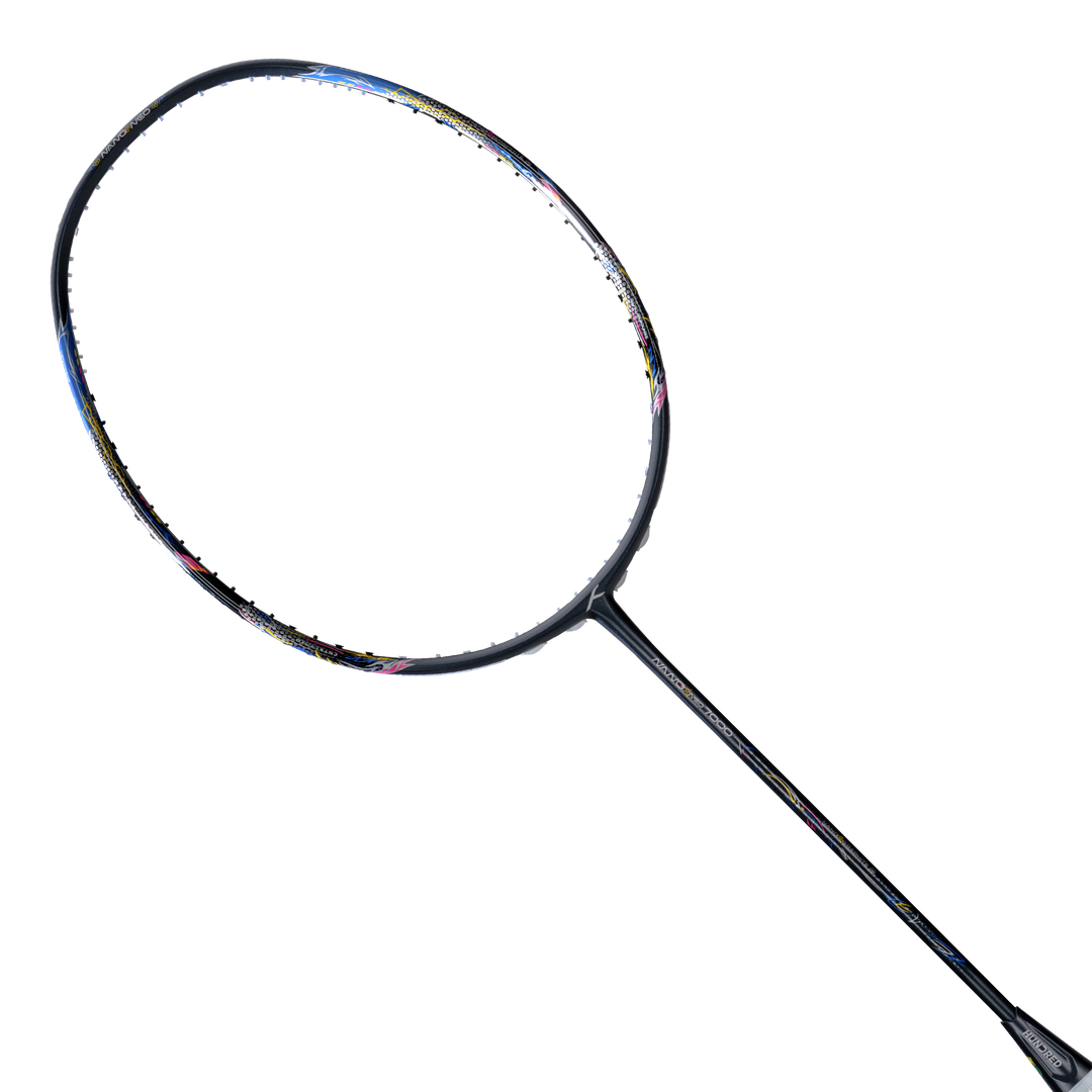 Hundred NANO NEO 7000 (4U) Badminton racket  - CHARCOAL/BLACK