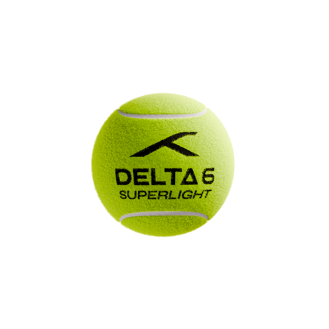 Delta 6 SuperLight Cricket Tennis Balls (Pack of 6/Yellow)