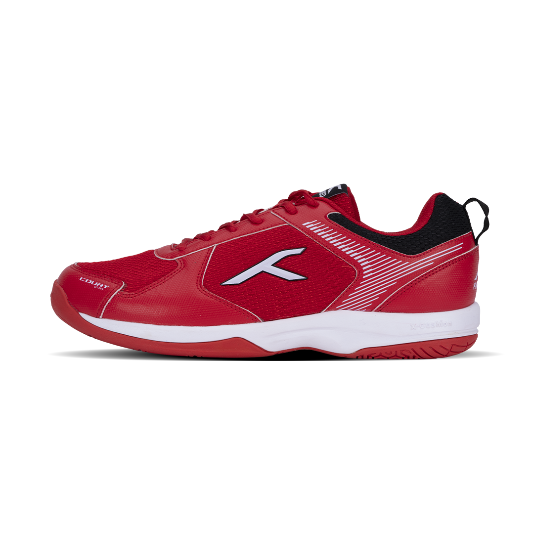 Court Star (Red/White/Black) - Badminton Shoe - Right foot