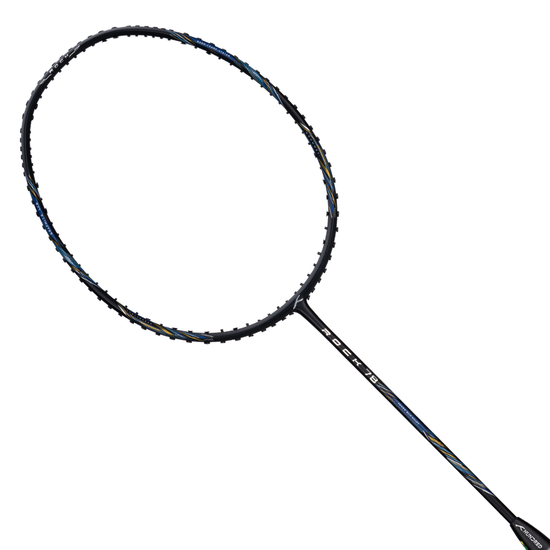 ROCK 78 (Black/Blue) - Badminton Racket