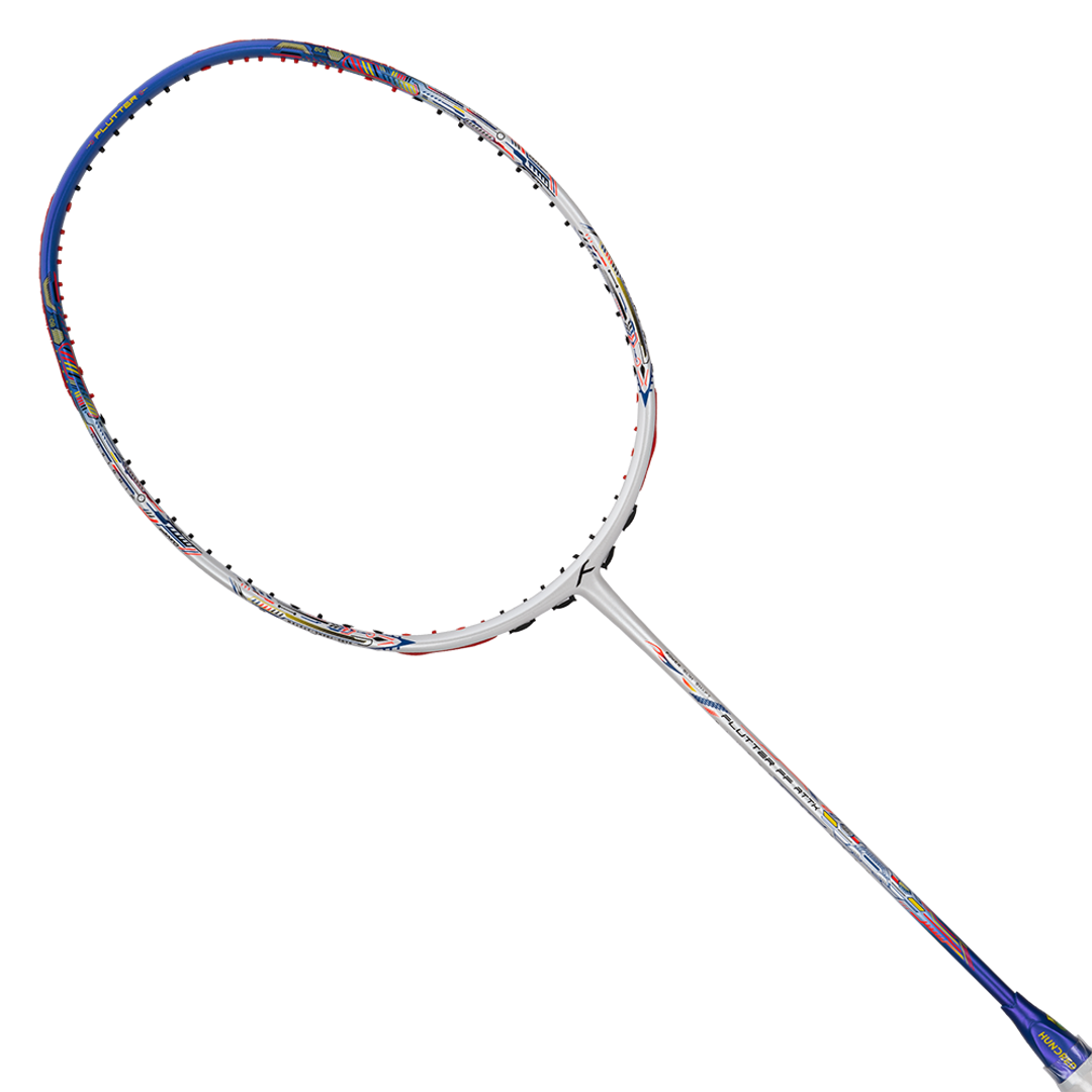 Flutter FF Attk (White/Purple) - Badminton Racket