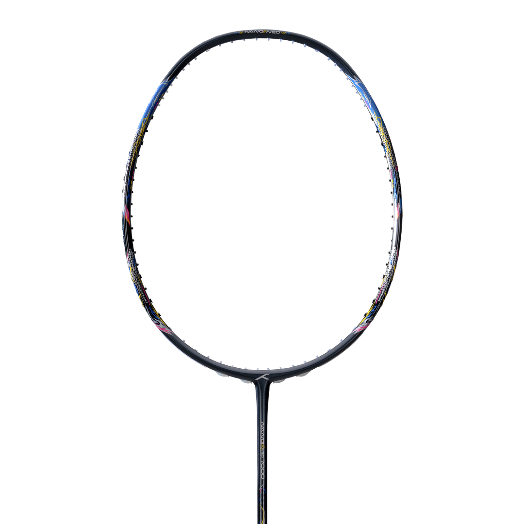 Hundred NANO NEO 7000 (4U) Badminton racket  - CHARCOAL/BLACK