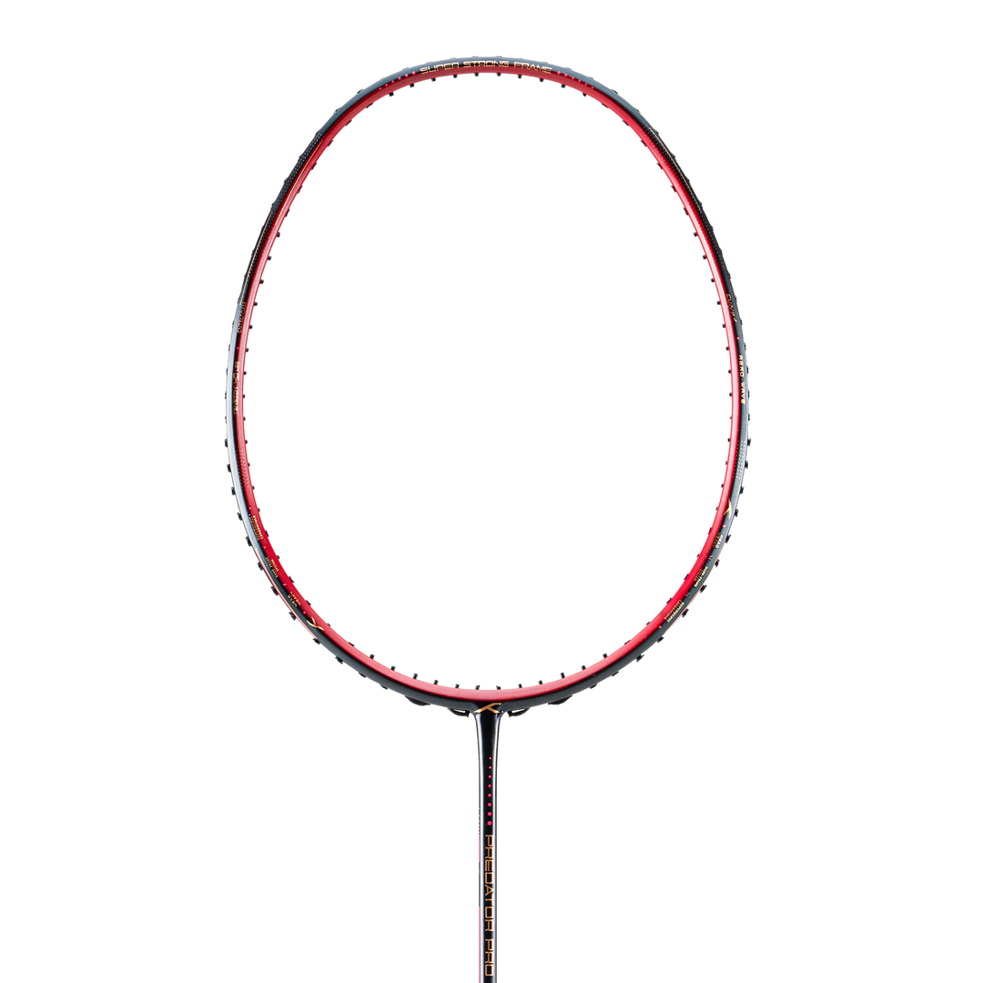 Hundred PREDATOR PRO Badminton Racket - BLACK/RED