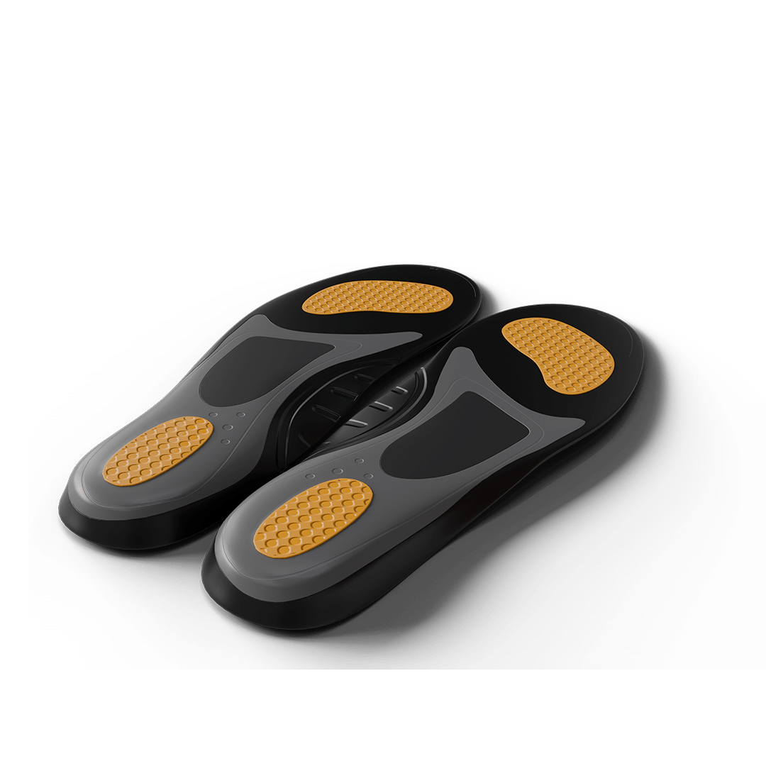 Hundred GELGLIDE INSOLE - BLACK/ORANGE