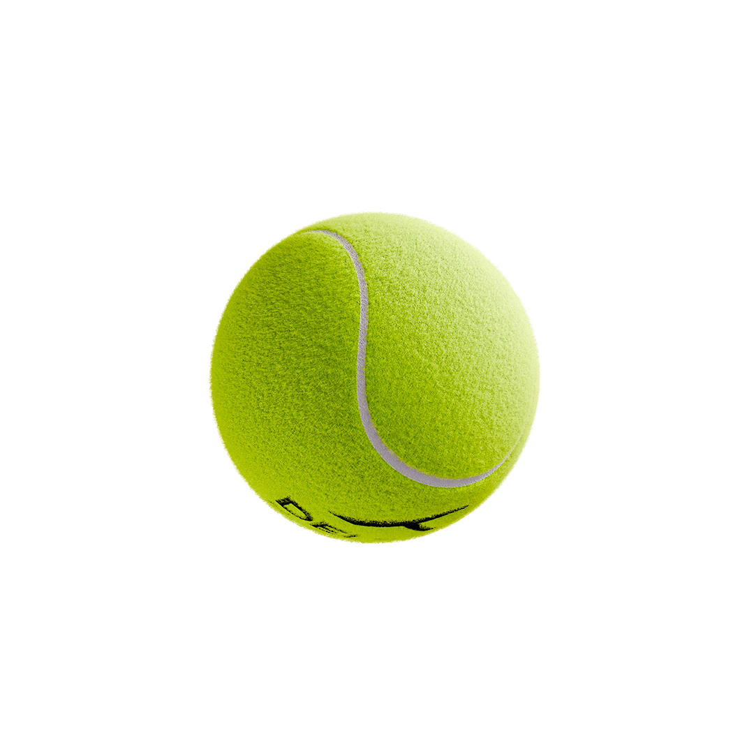 Hundred Delta 6 Heavy Cricket Tennis Balls Green Pack of 6