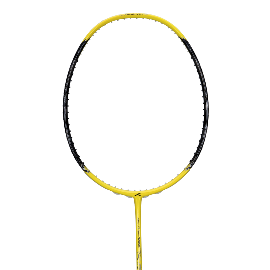 Hundred NANO NEO 7000 (5U) Badminton Racket - YELLOW/BLACK