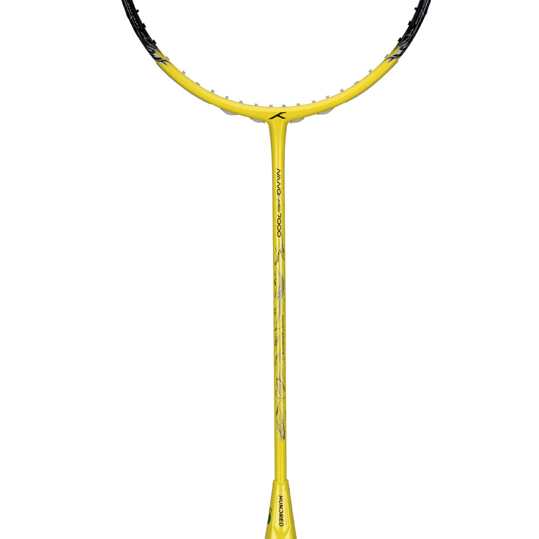 Hundred NANO NEO 7000 (5U) Badminton Racket - YELLOW/BLACK