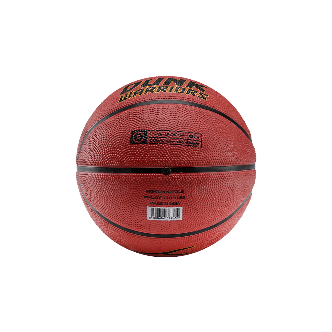 Hundred Dunk Warriors Basketball - Red (Availabe in Size 3 , 5 and 7)