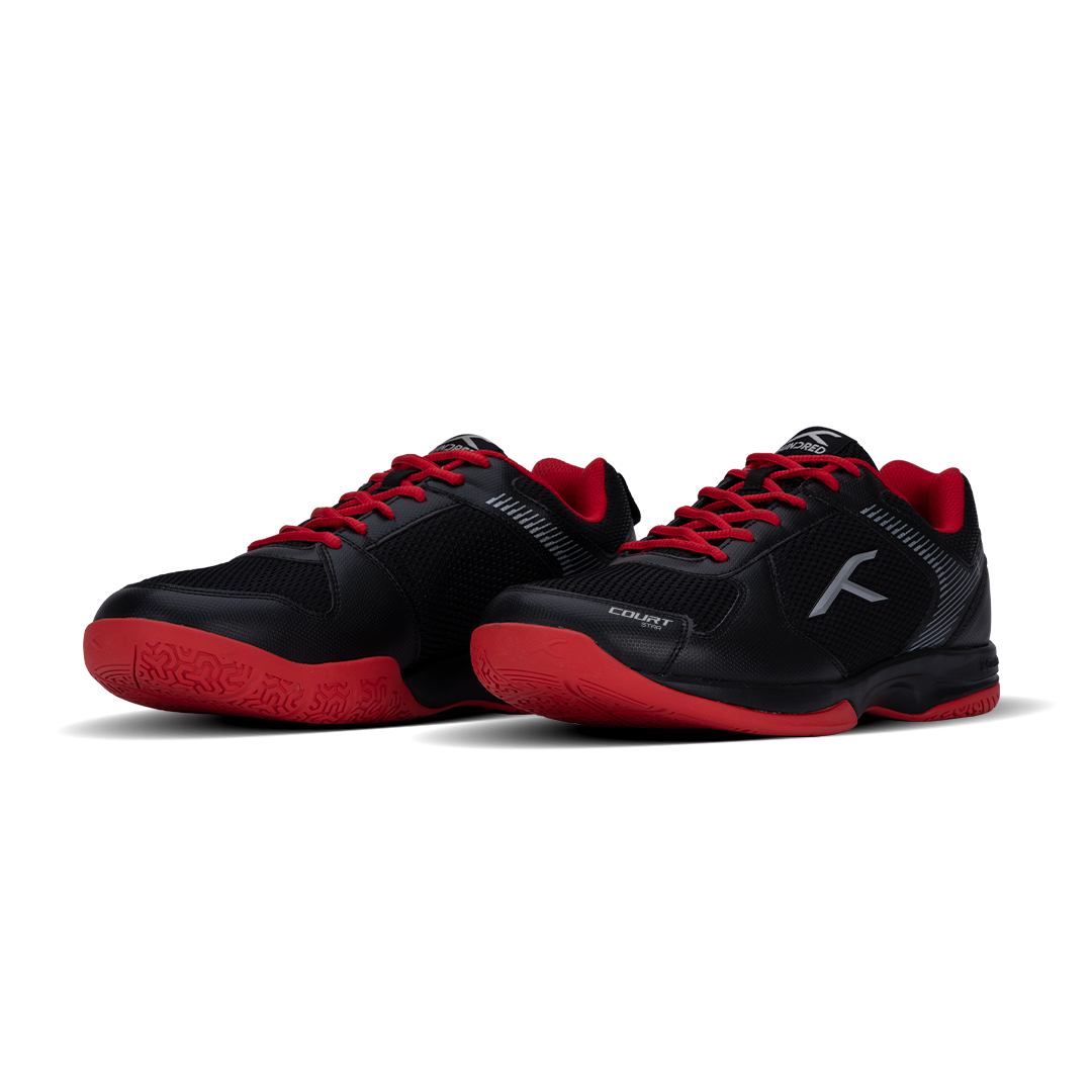 Court Star - Badminton Shoe (Black/Red)