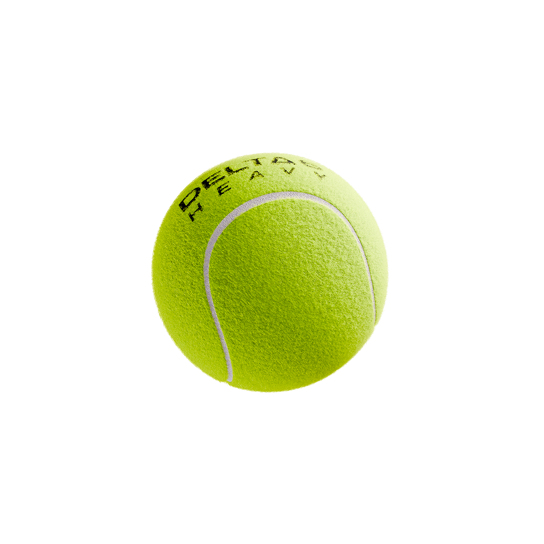 Hundred Delta 6 Heavy Cricket Tennis Balls Green Pack of 6