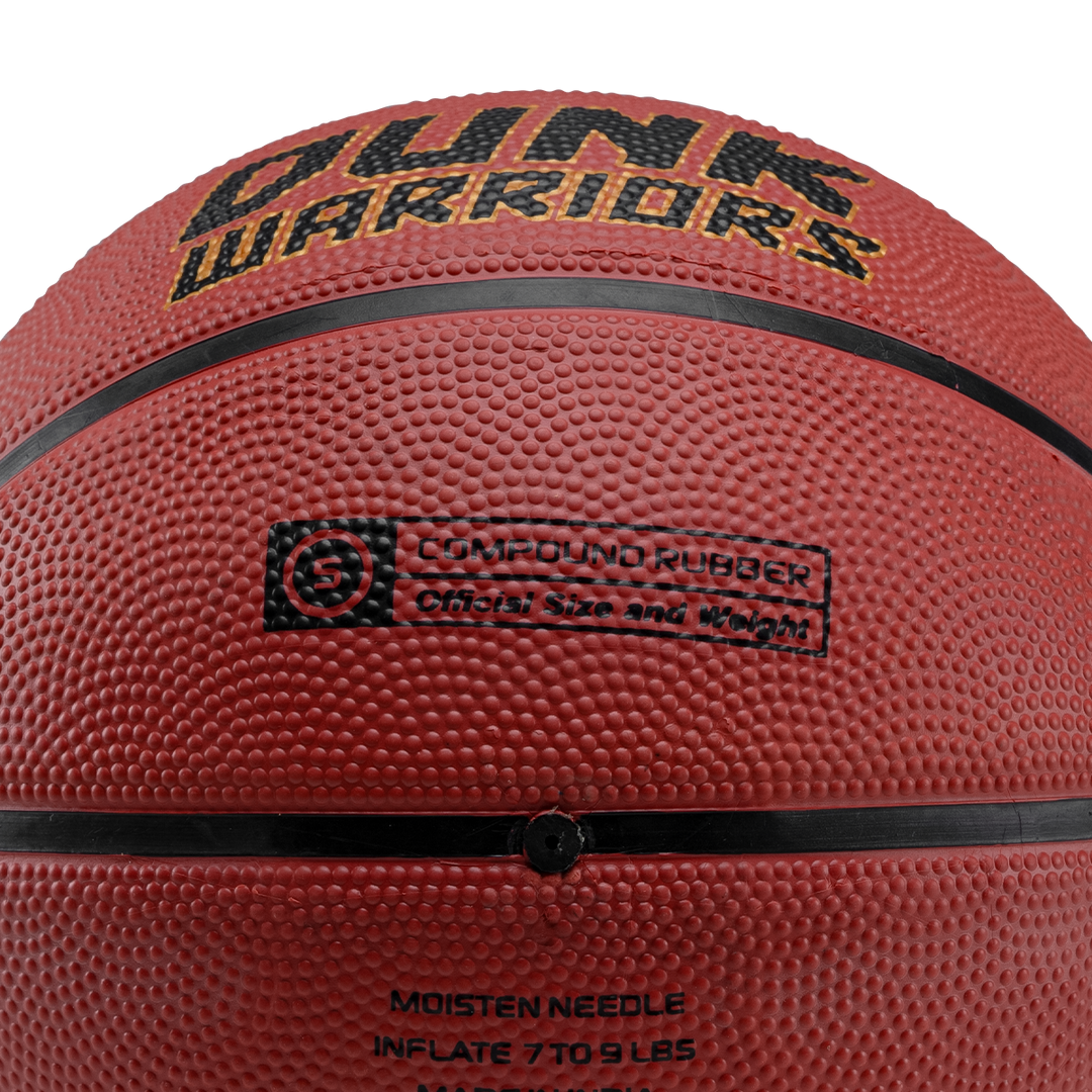 Hundred Dunk Warriors Basketball - Red (Availabe in Size 3 , 5 and 7)