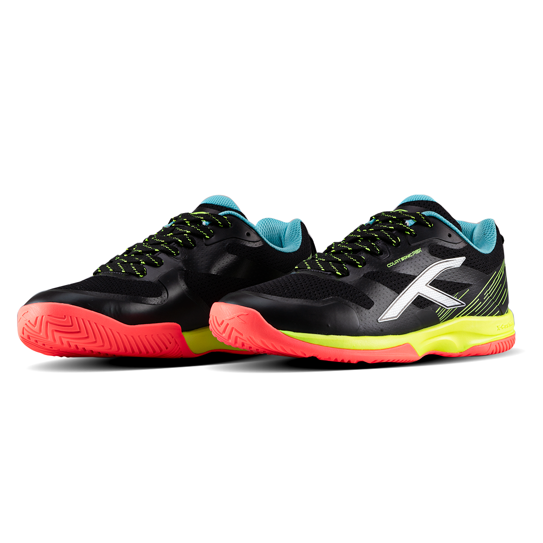 COURTSONIC PBX - BLACK/LIME/ORANGE/SEA BLUE