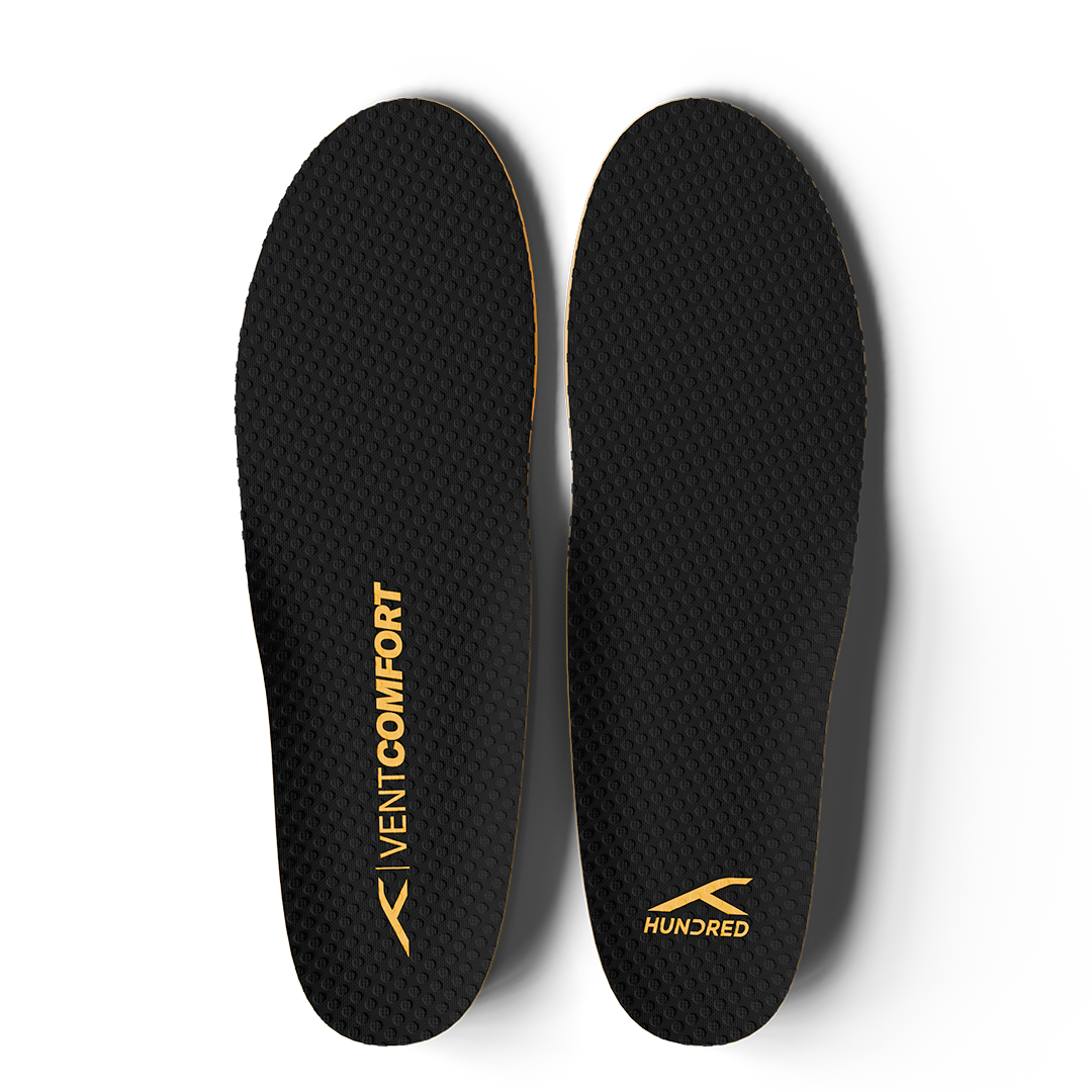 Hundred VentComfort Performance Insole : Front Upper View