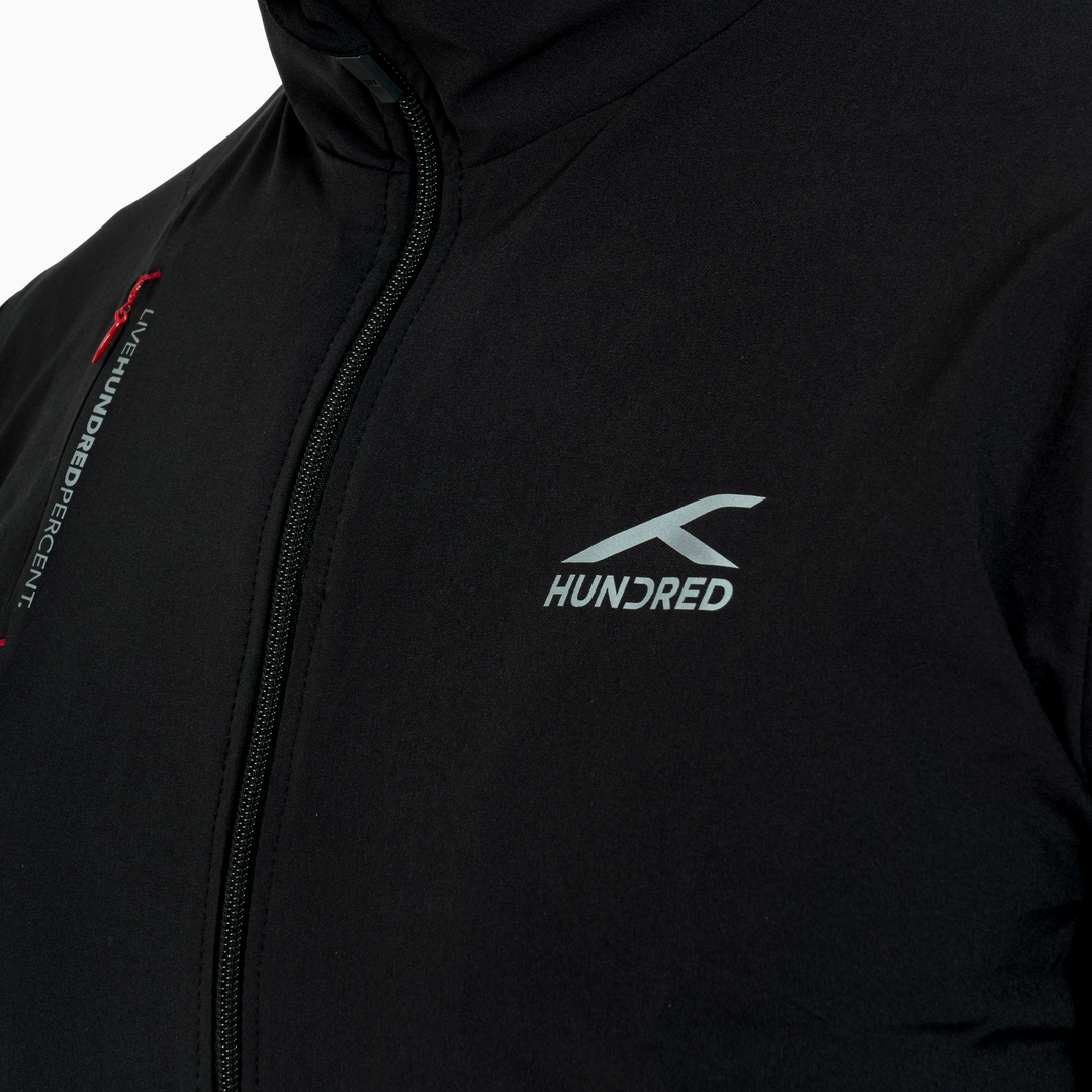 Sprint Jacket - Black - Brand Logo