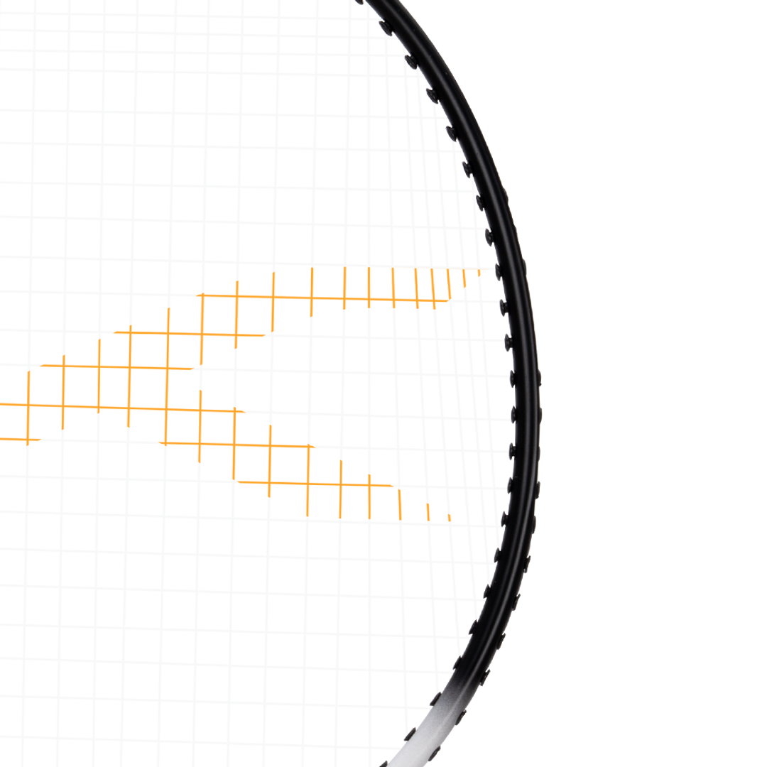 Powertek 100 (2Pcs in 1) - White/Black - Badminton Racket