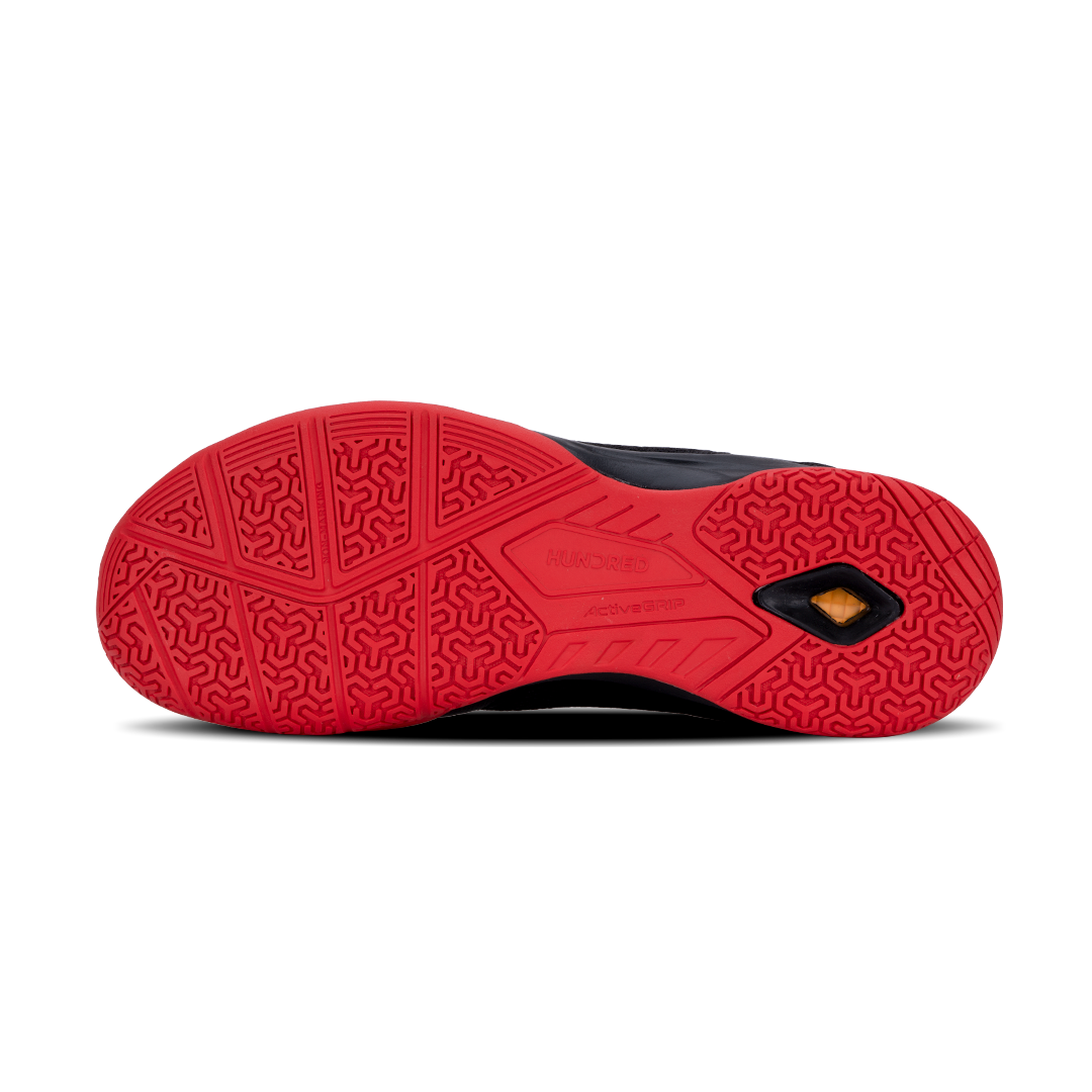Court Star - Badminton Shoe (Black/Red) - Outsole Grip