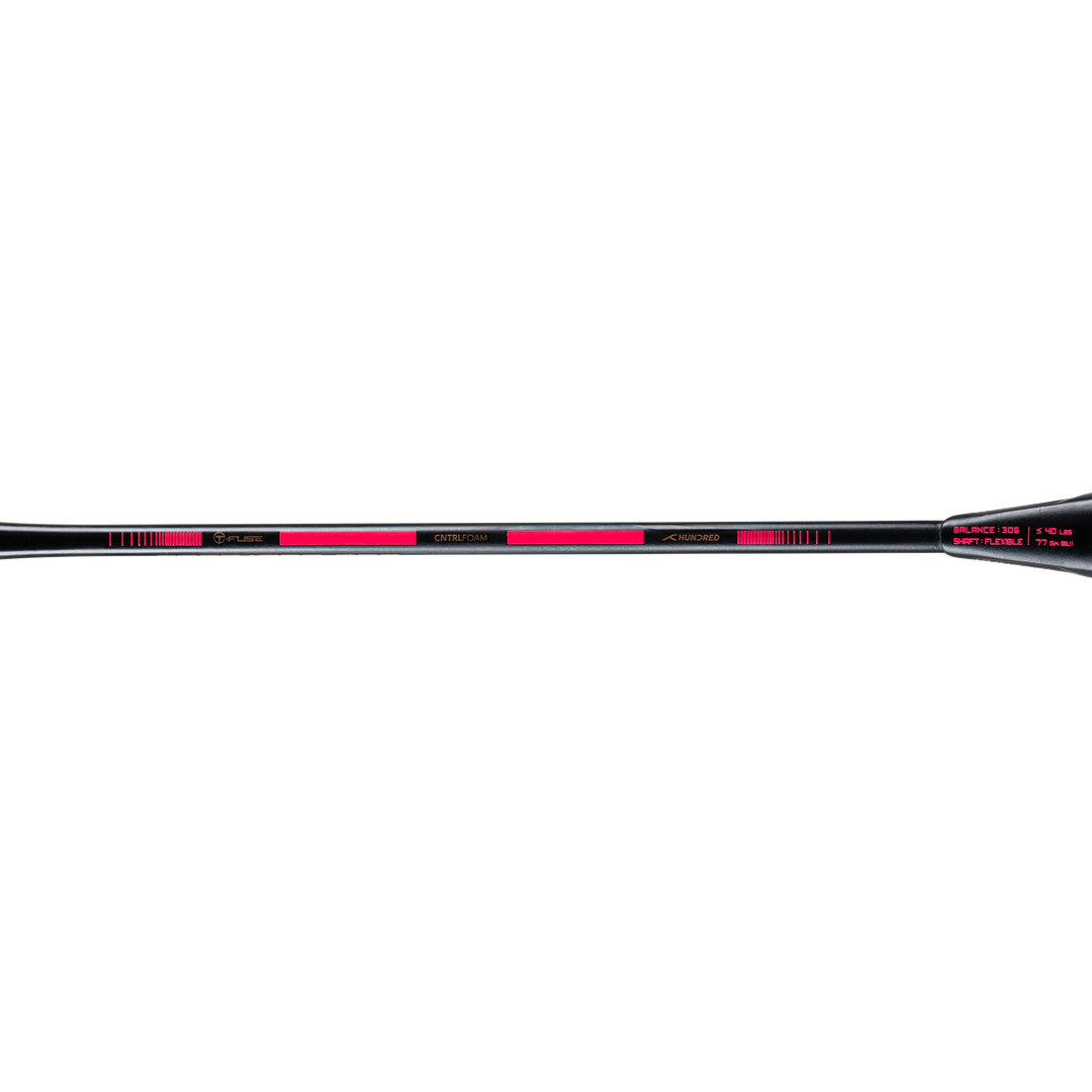 Hundred PREDATOR PRO Badminton Racket - BLACK/RED