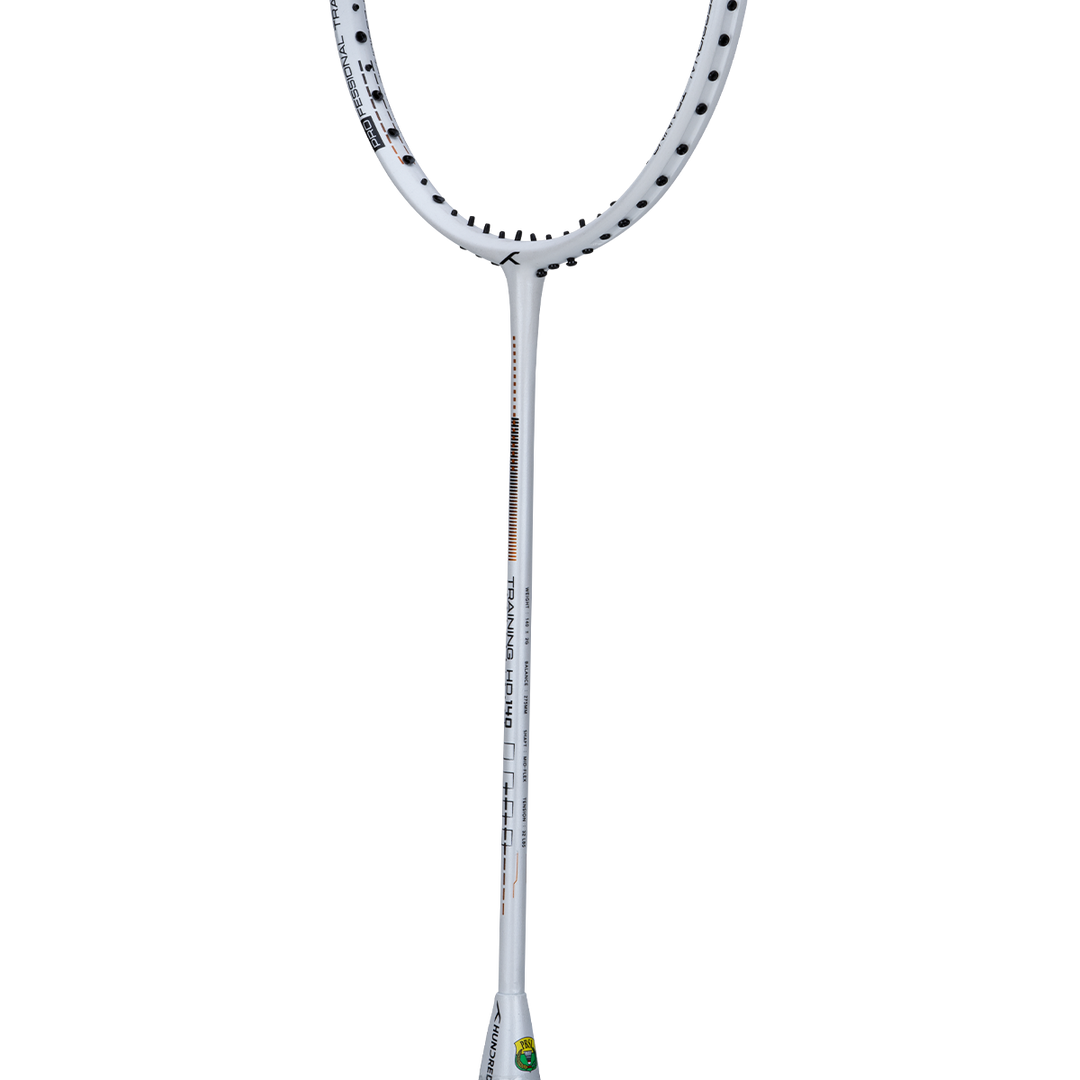 Hundred TRANING HD 140 Badminton Racket - WHITE (UNSTRUNG)