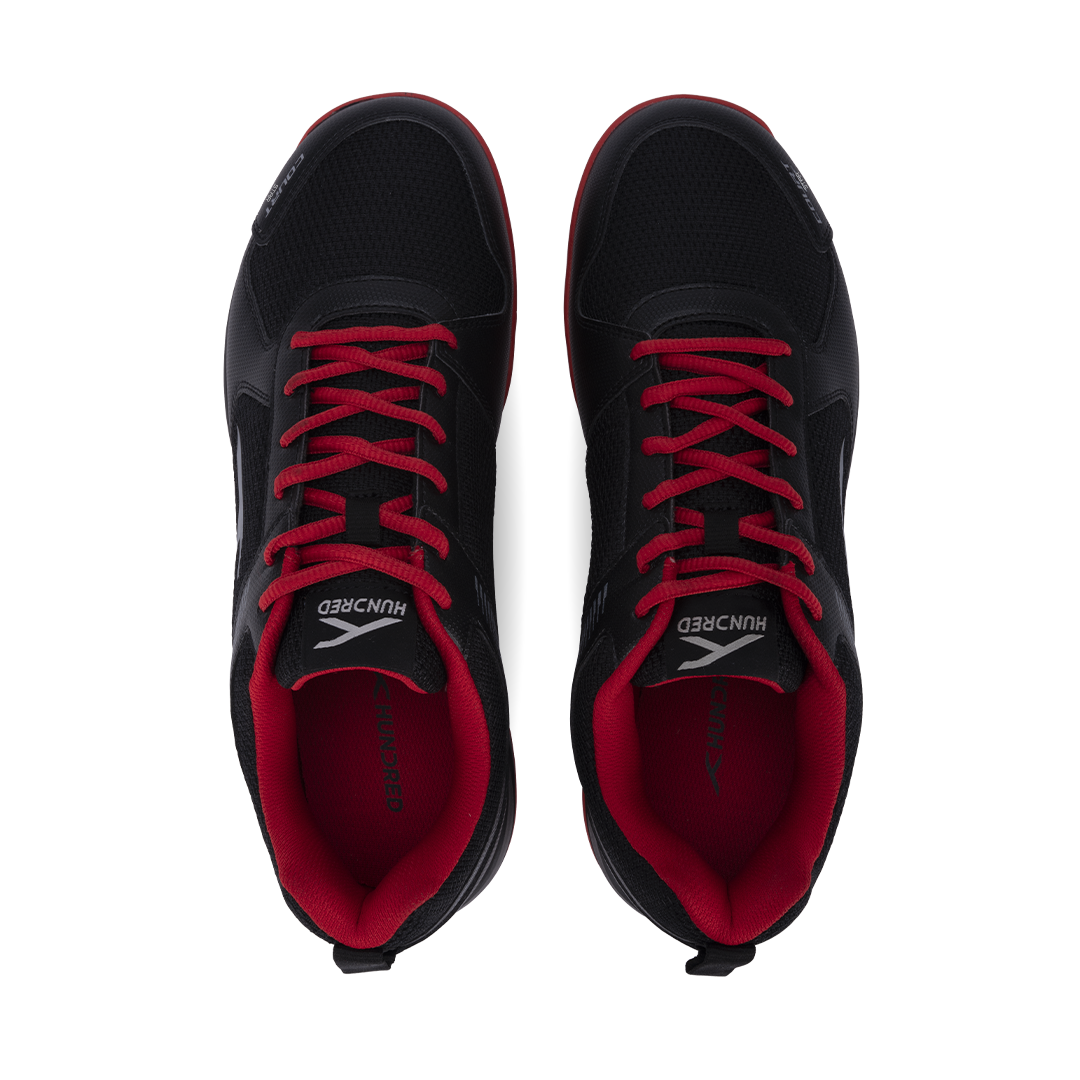 Court Star - Badminton Shoe (Black/Red) - Top view
