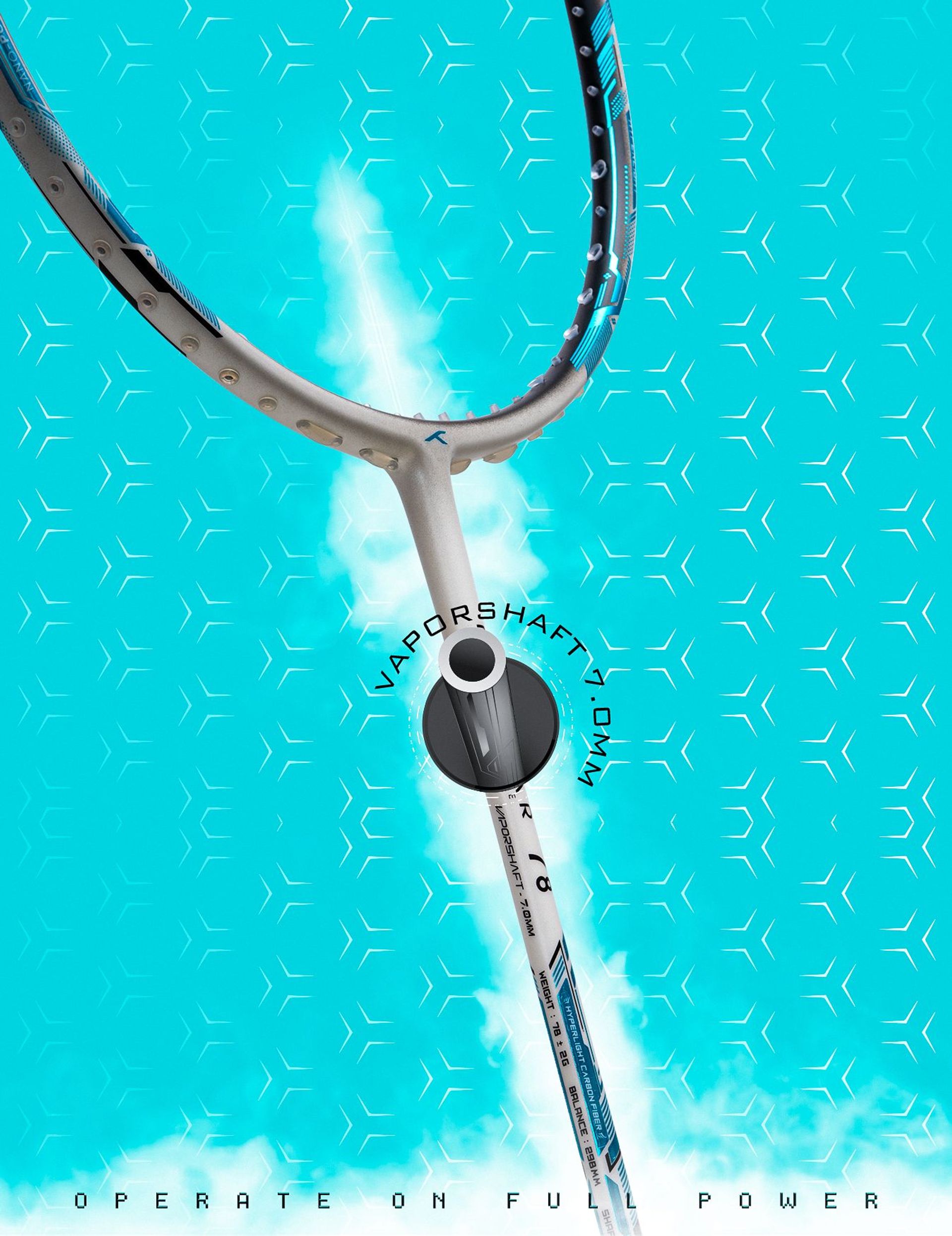 Nuclear 78 - Badminton Racket - Vaporshaft 7.0mm