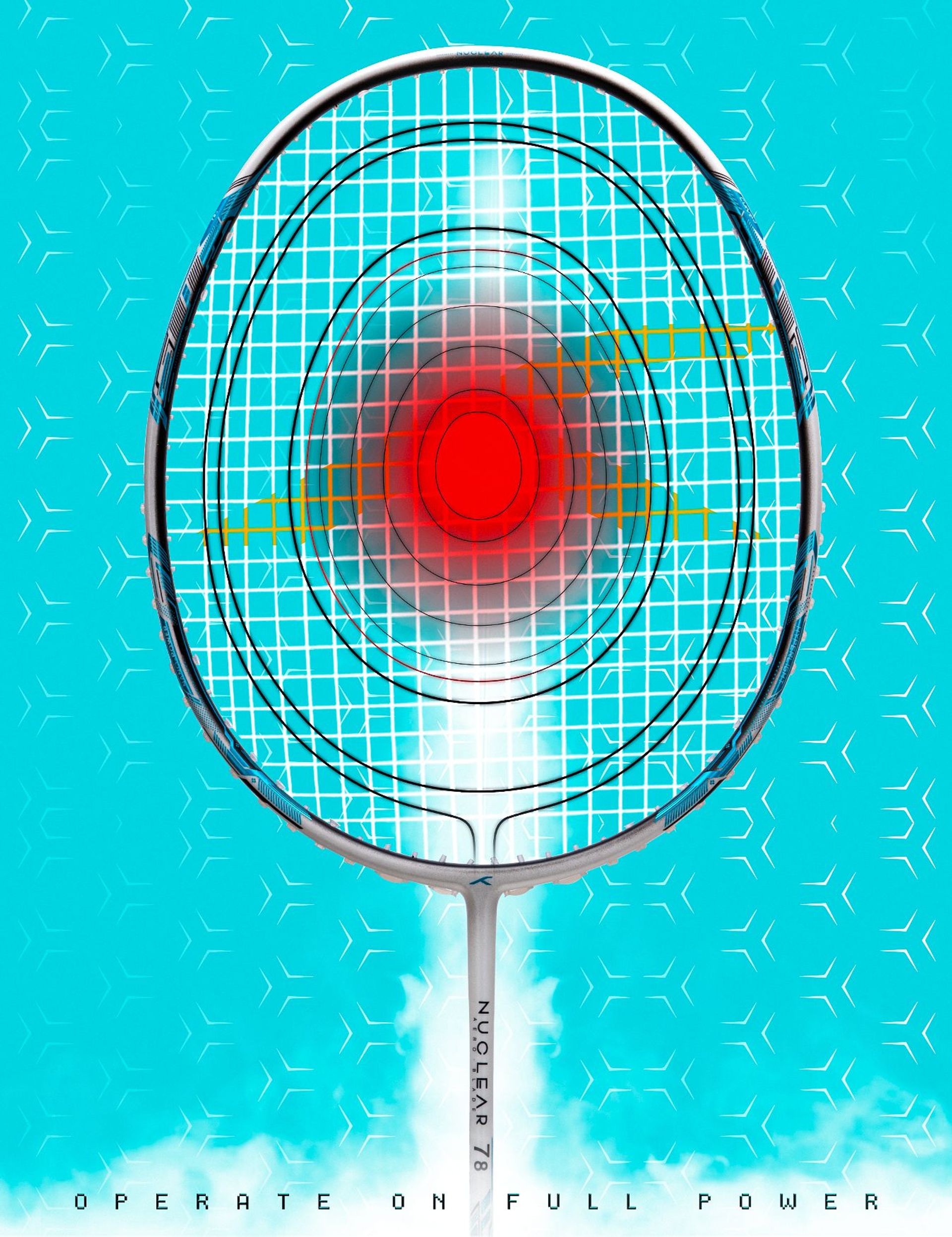 Nuclear 78 - Badminton Racket - Curve2 frame