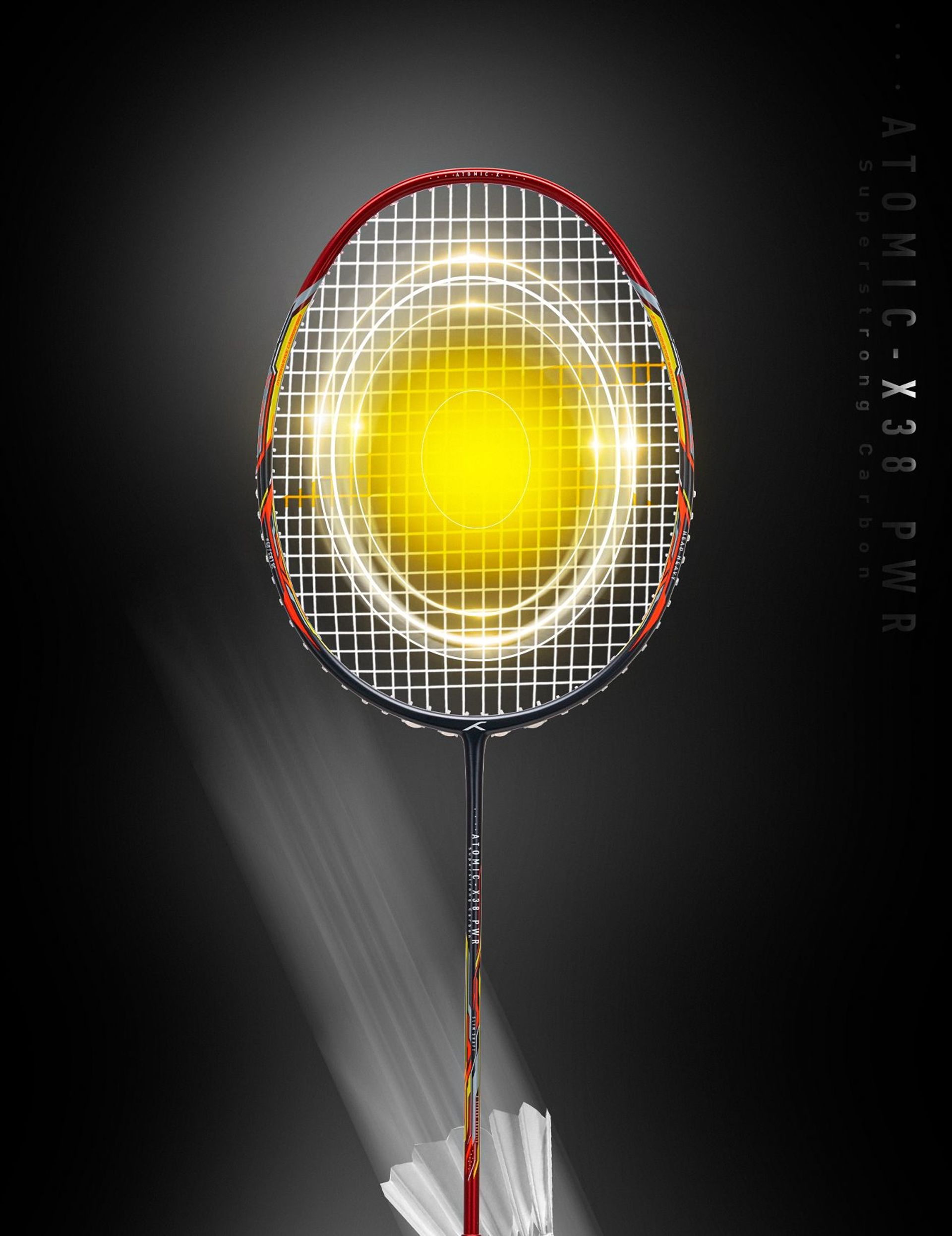 Atomic X 38 PWR - Badminton Racket - Curve2 Frame