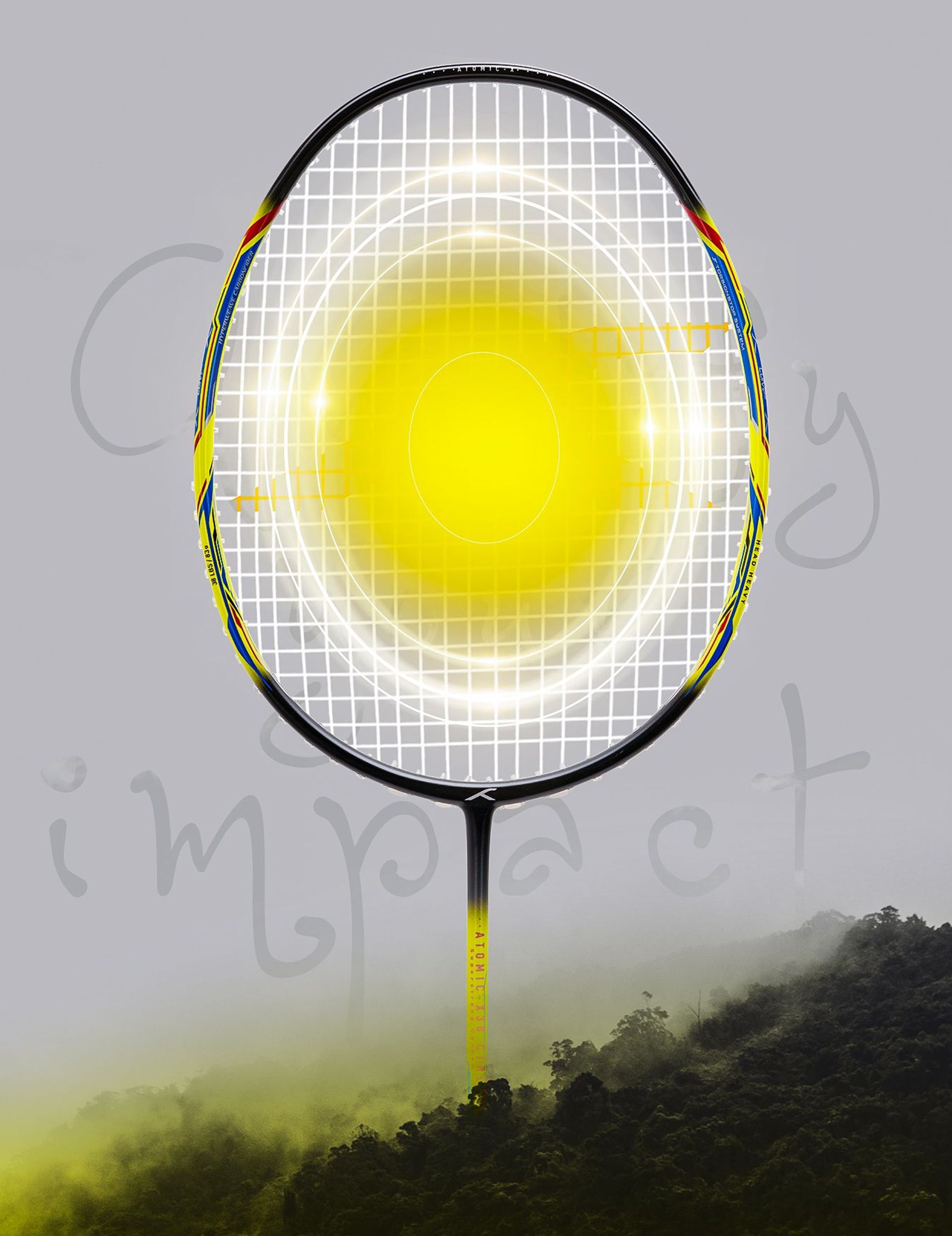 Atomic X 38 CTRL - Badminton Racket - Curve2