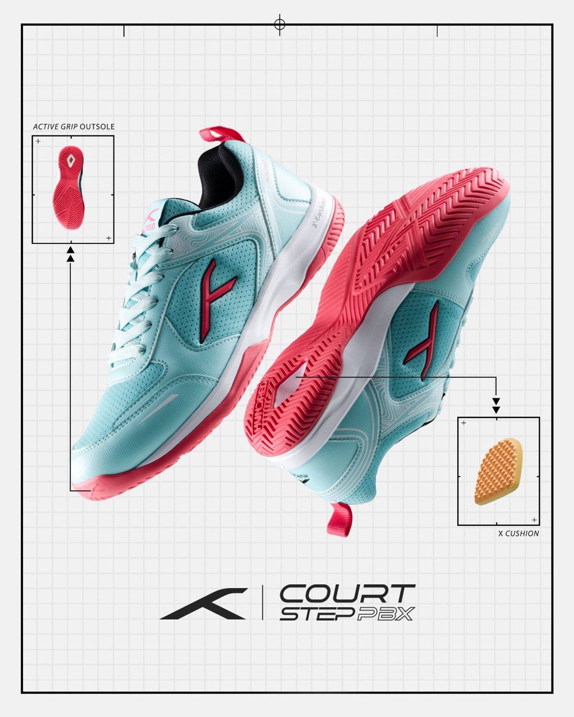 CourtStep PBX - Pickleball Shoes
