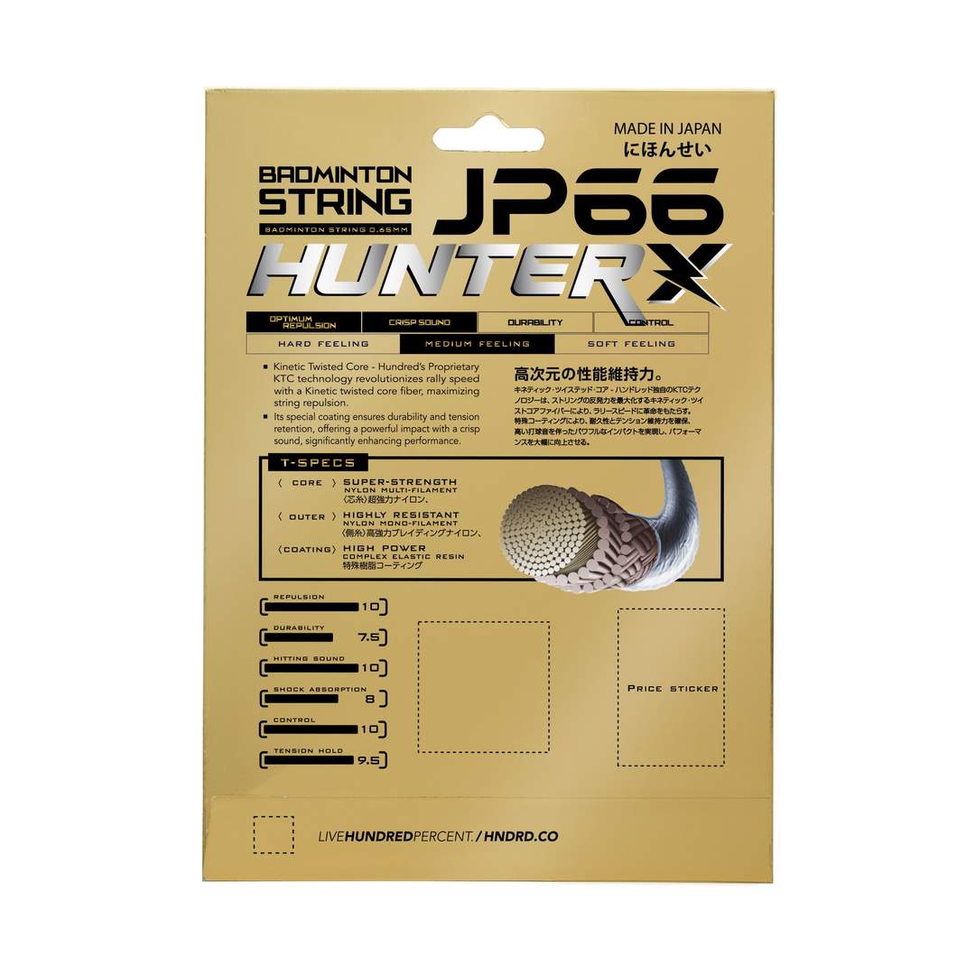 JP 66 Hunter X - Ice White - Badminton String