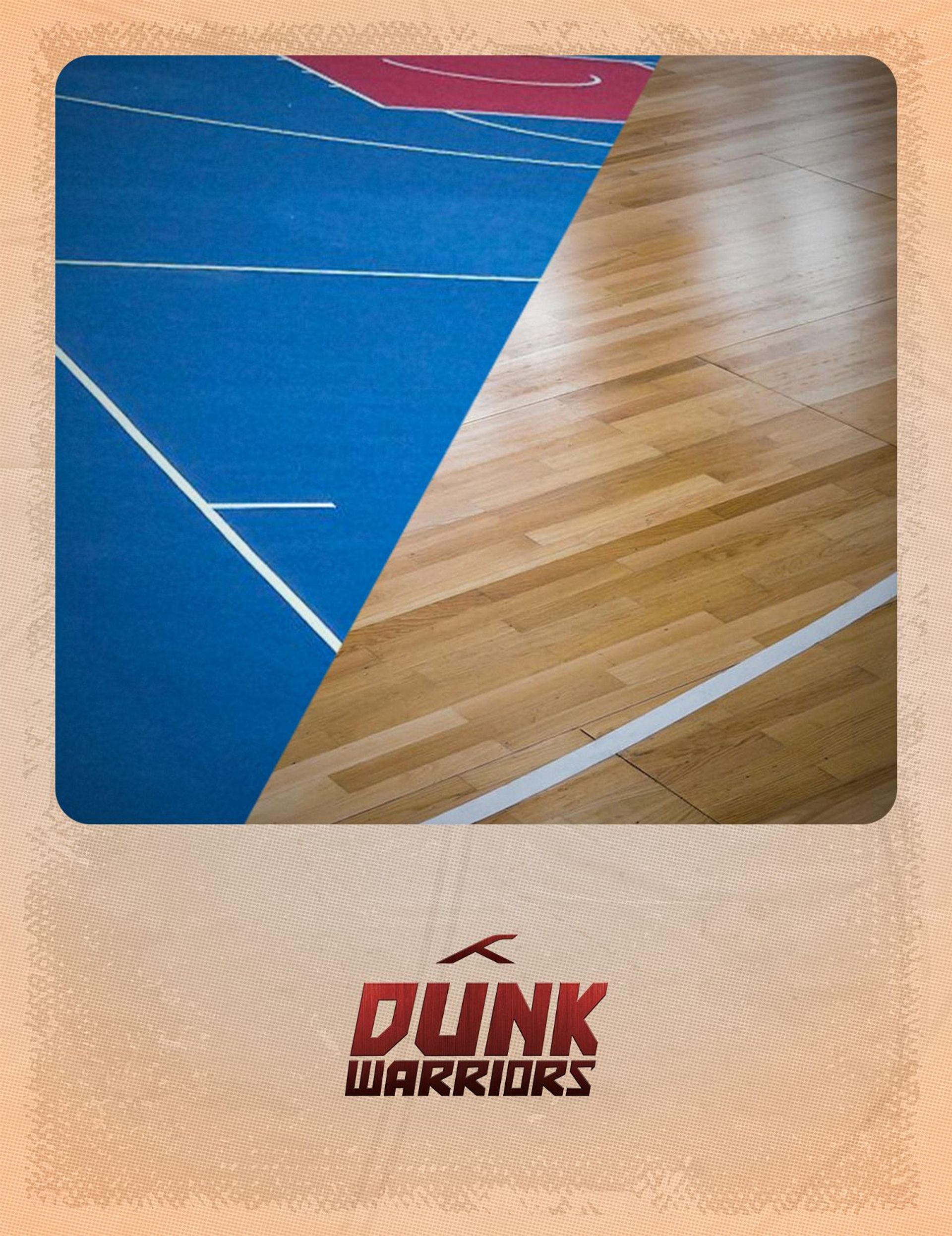 Hundred Dunk Warrior Basketball - Red Banner (Available Size 3, 5 and 7) : All Courts Availablity