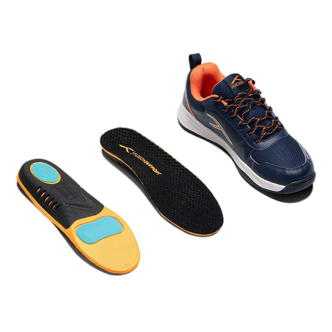 Hundred Fusion Support Orthotic Insoles : Perfect for someone suffering from Over Pronation , Flat Feet and Knock Knees 