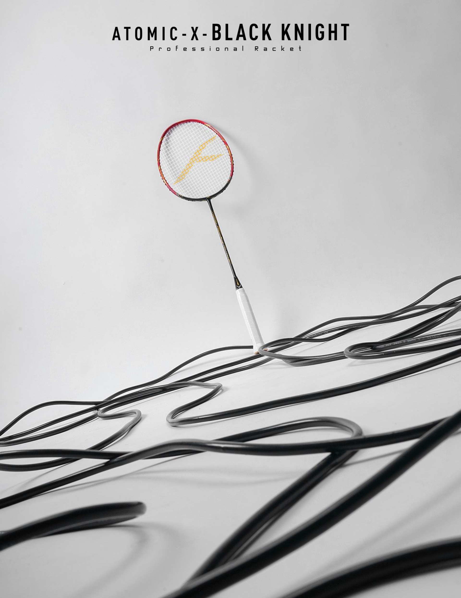Hundred Atomic X Black Knight Badminton Racket