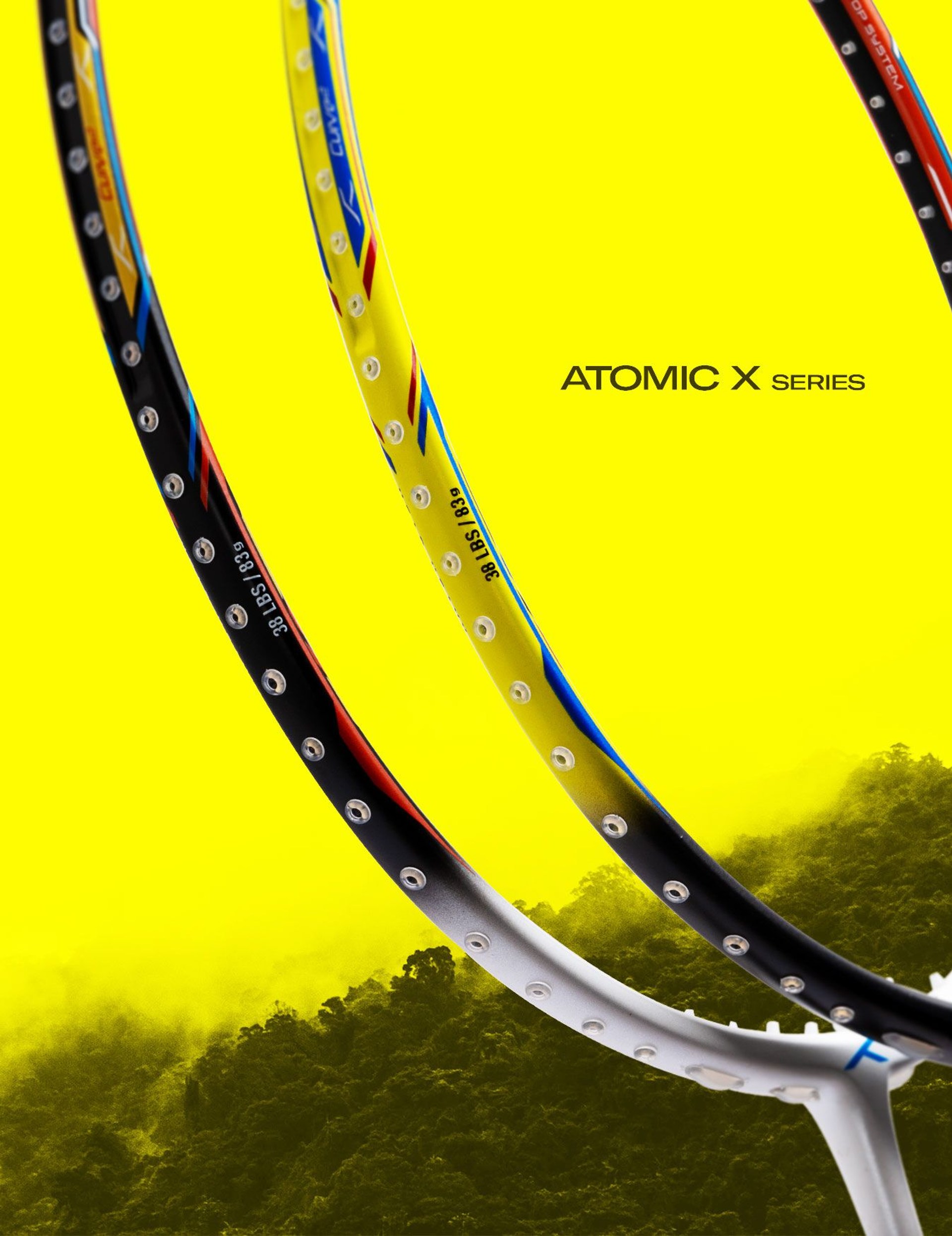 Hundred Atomic X Series Badminton Racket