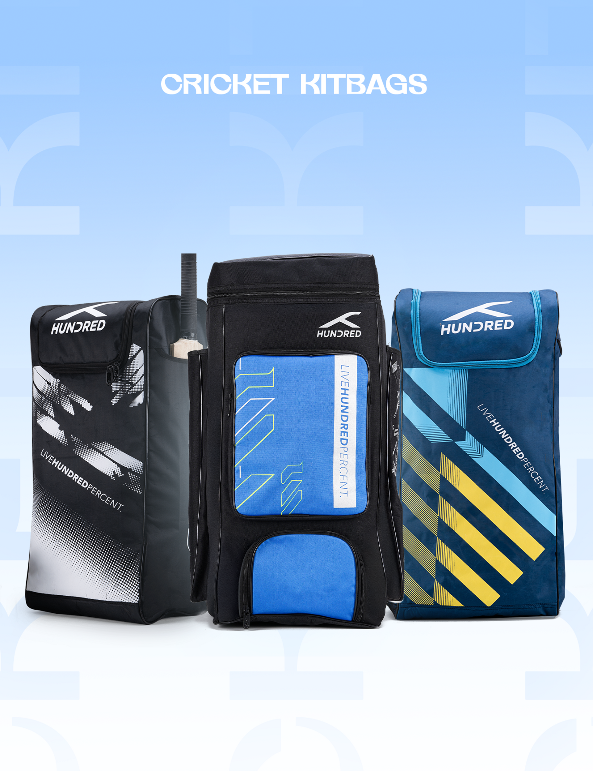 Hundred Cricket Kitbags are Now launched : Pack Like a Pro, Play Like a Legend!