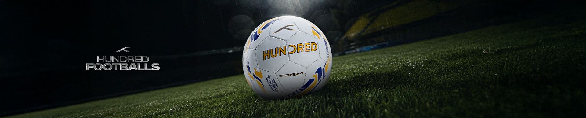 Hundred Footballs Banner