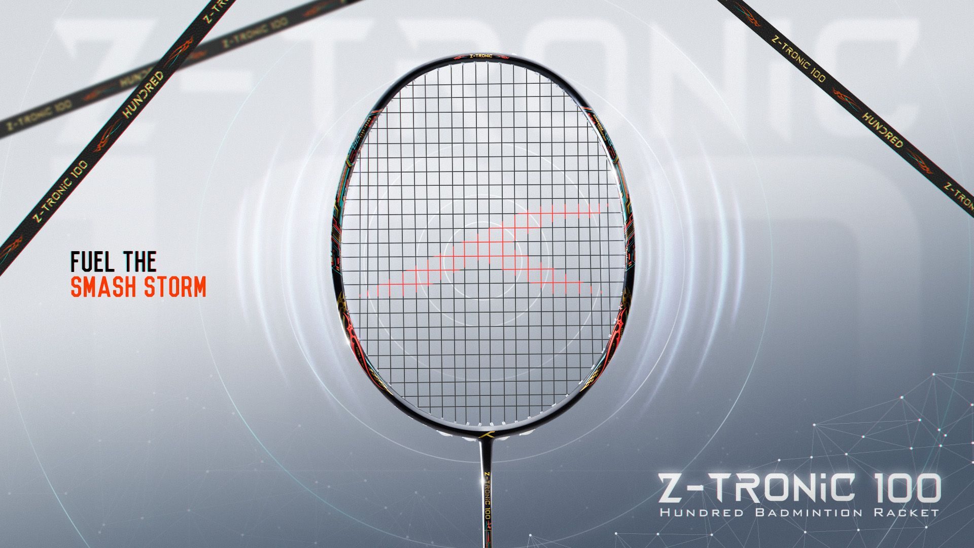 Hundred Z Tronic 100 badminton Racket