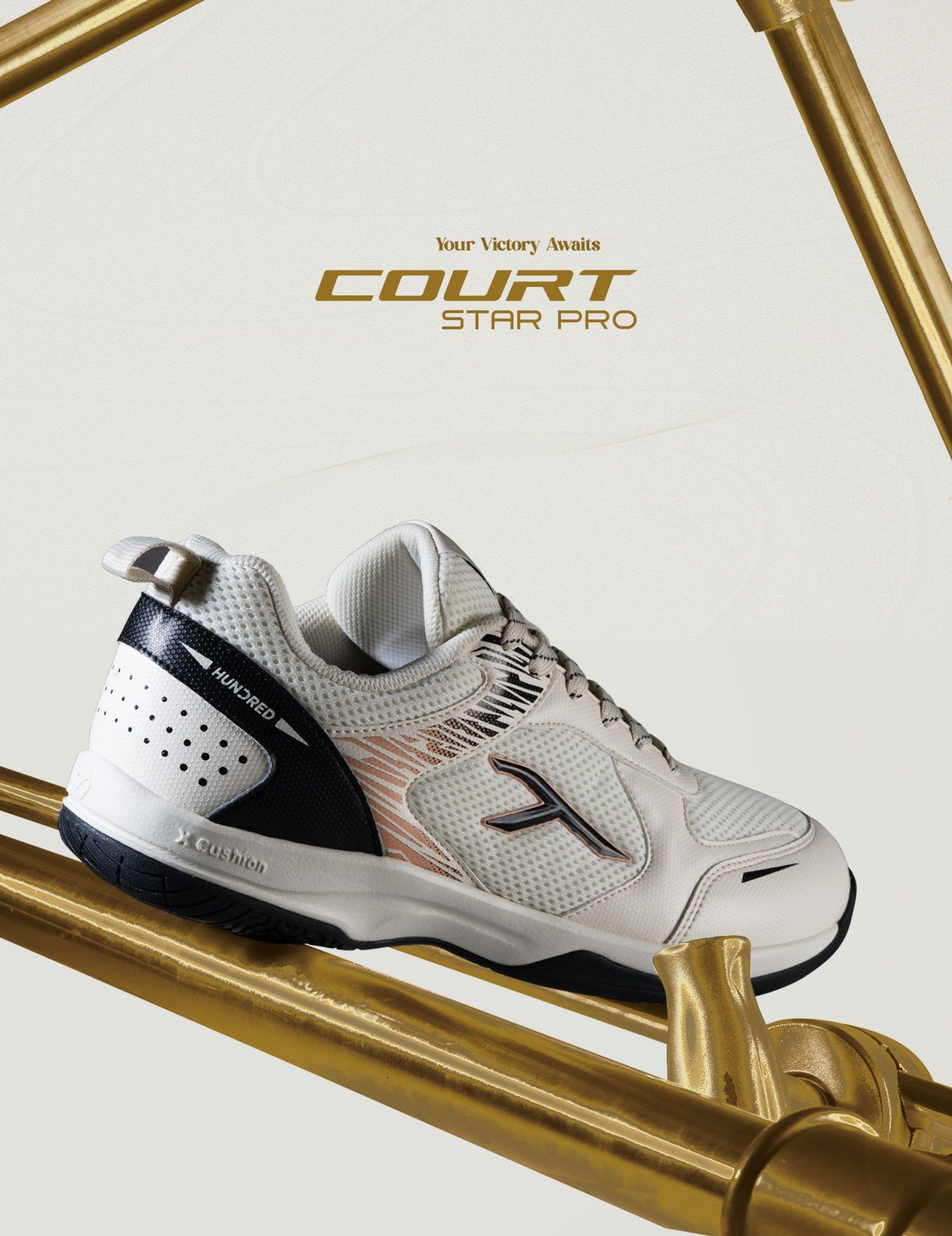 Hundred Court Star Pro Non Marking Badminton Shoes