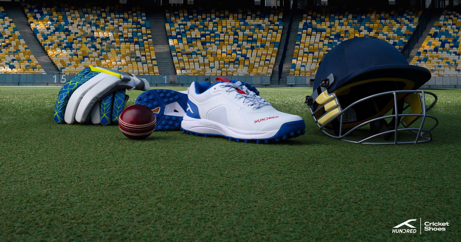 Hundred Cricket Shoes : Ultimate traction and breathability for an enhanced playing experience.